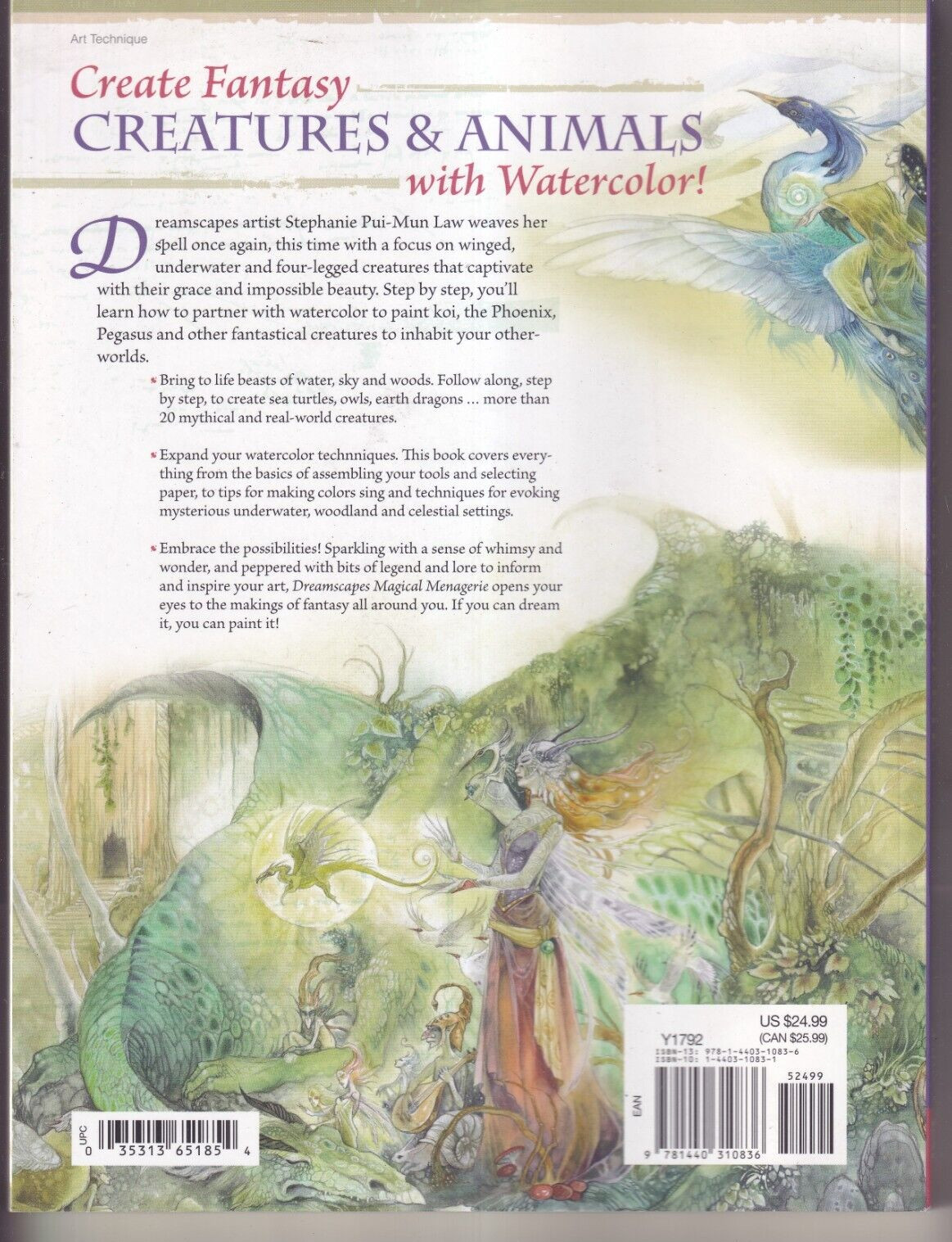 DREAMSCAPES MAGICAL MENAGERIE: By Stephanie Pui-Mun Law (2012 Softbound){Z3}