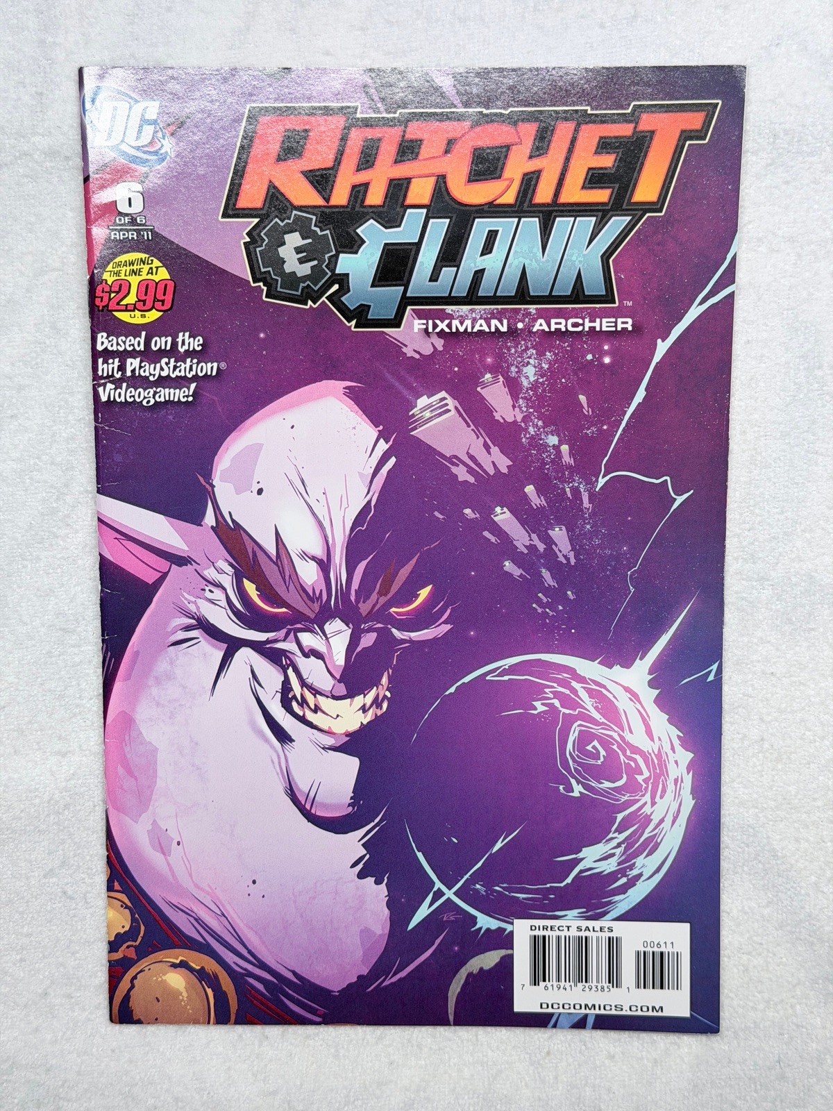 Ratchet & Clank DC Comics Used Condition Book