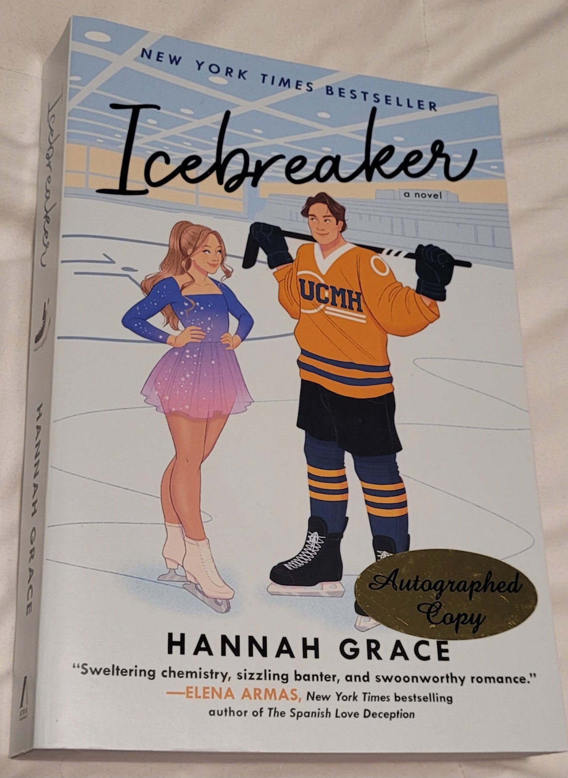SET Hannah Grace Icebreaker & Wildfire Signed First Atria Edition Paperback Book
