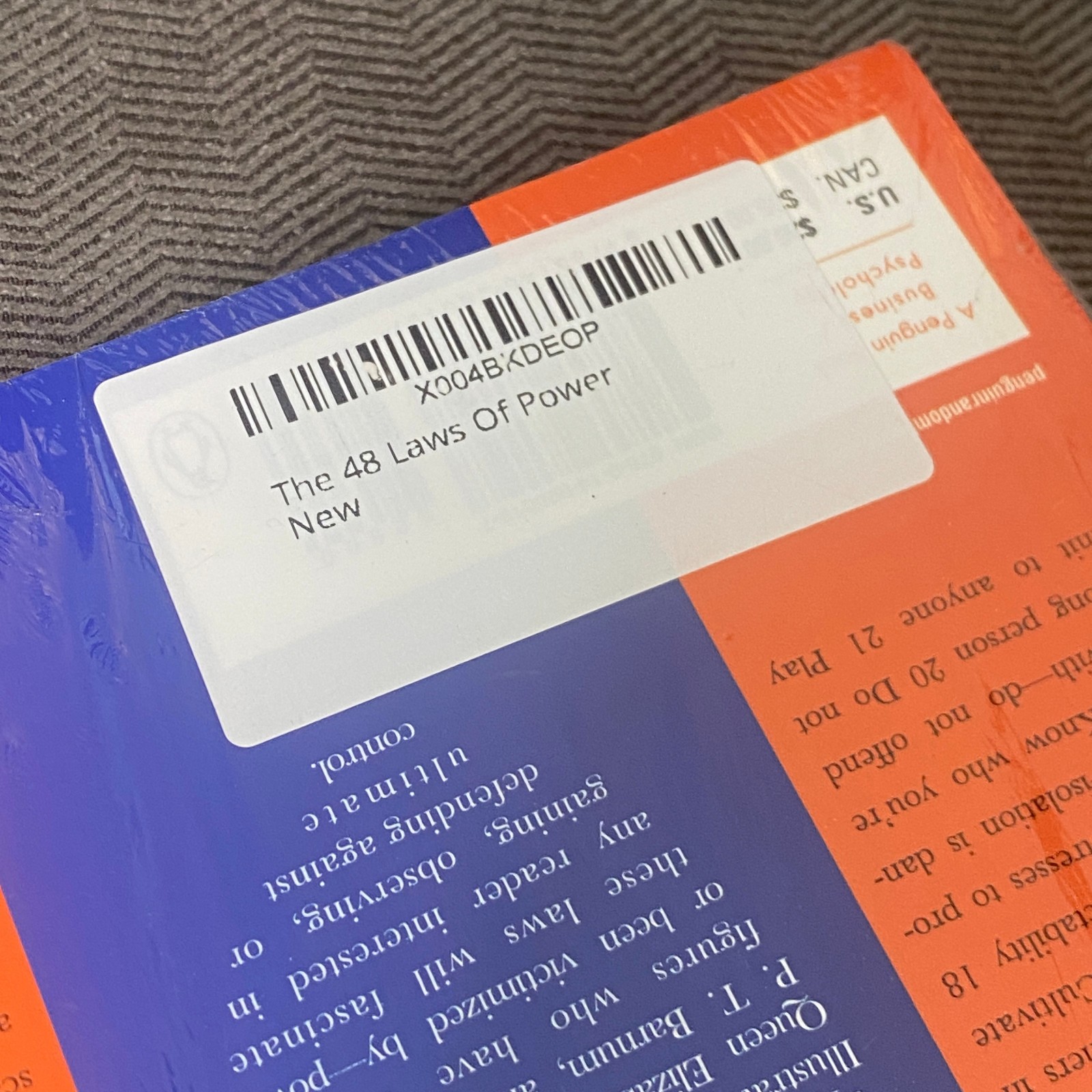 The 48 Laws Of Power + The Laws of Human Nature by Robert Greene ( Big Size )