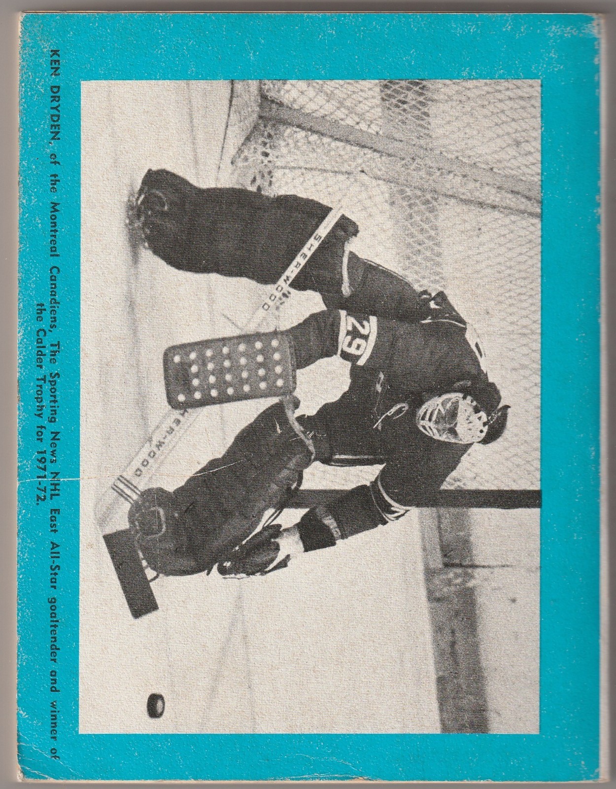 1972-73 The Sporting News Hockey Register—Rick Martin & Ken Dryden