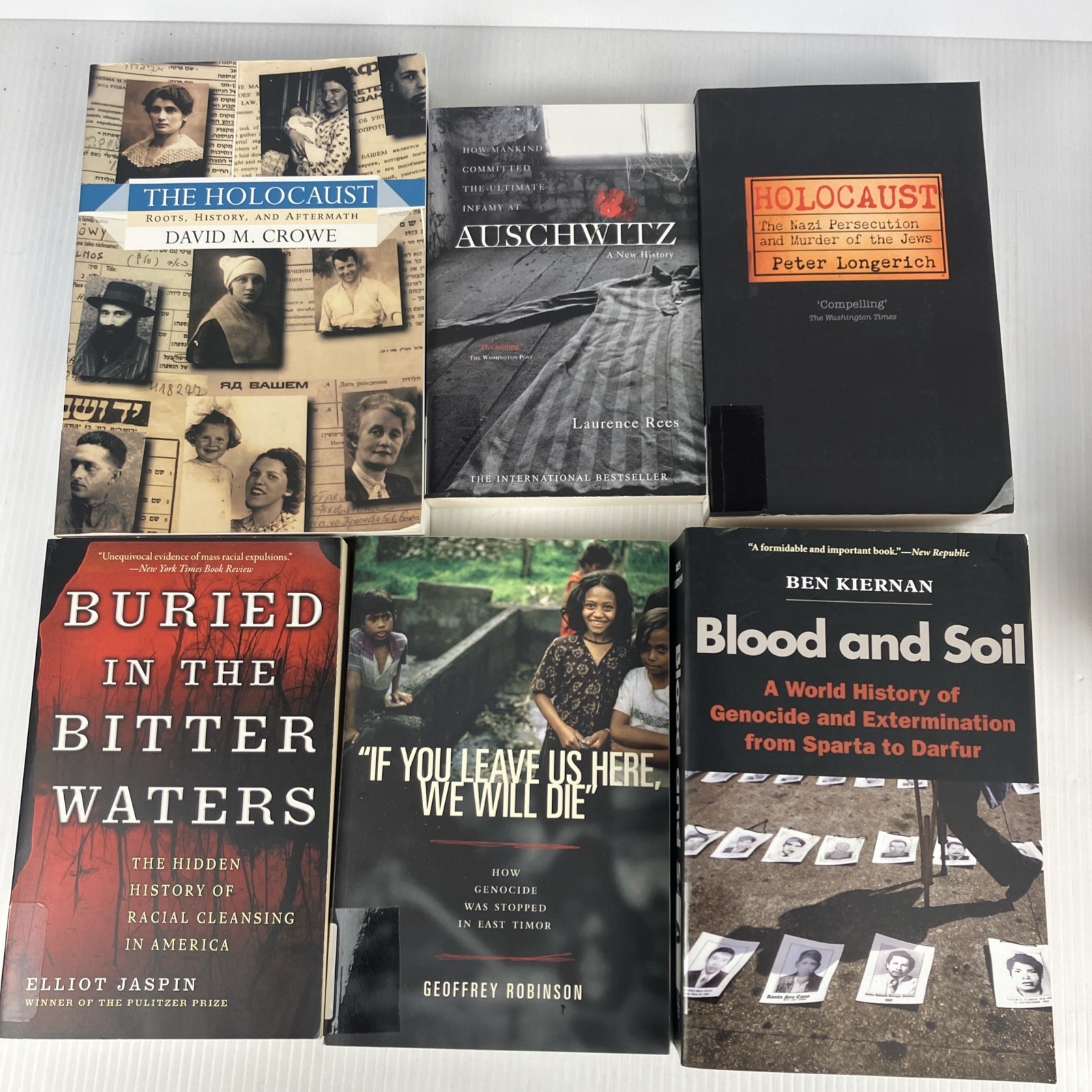 Genocide Holocaust and Ethnic Cleansing History lot of 8 books anti-Semitism