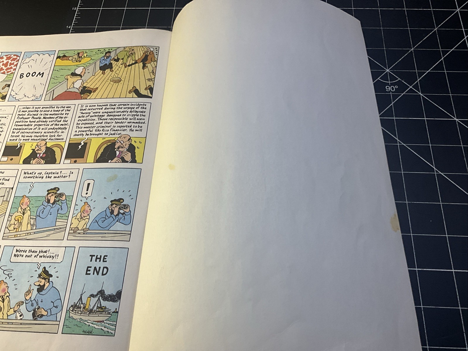 Herge The Adventures Of Tintin – The Shooting Star 1st American Edition Paperbac