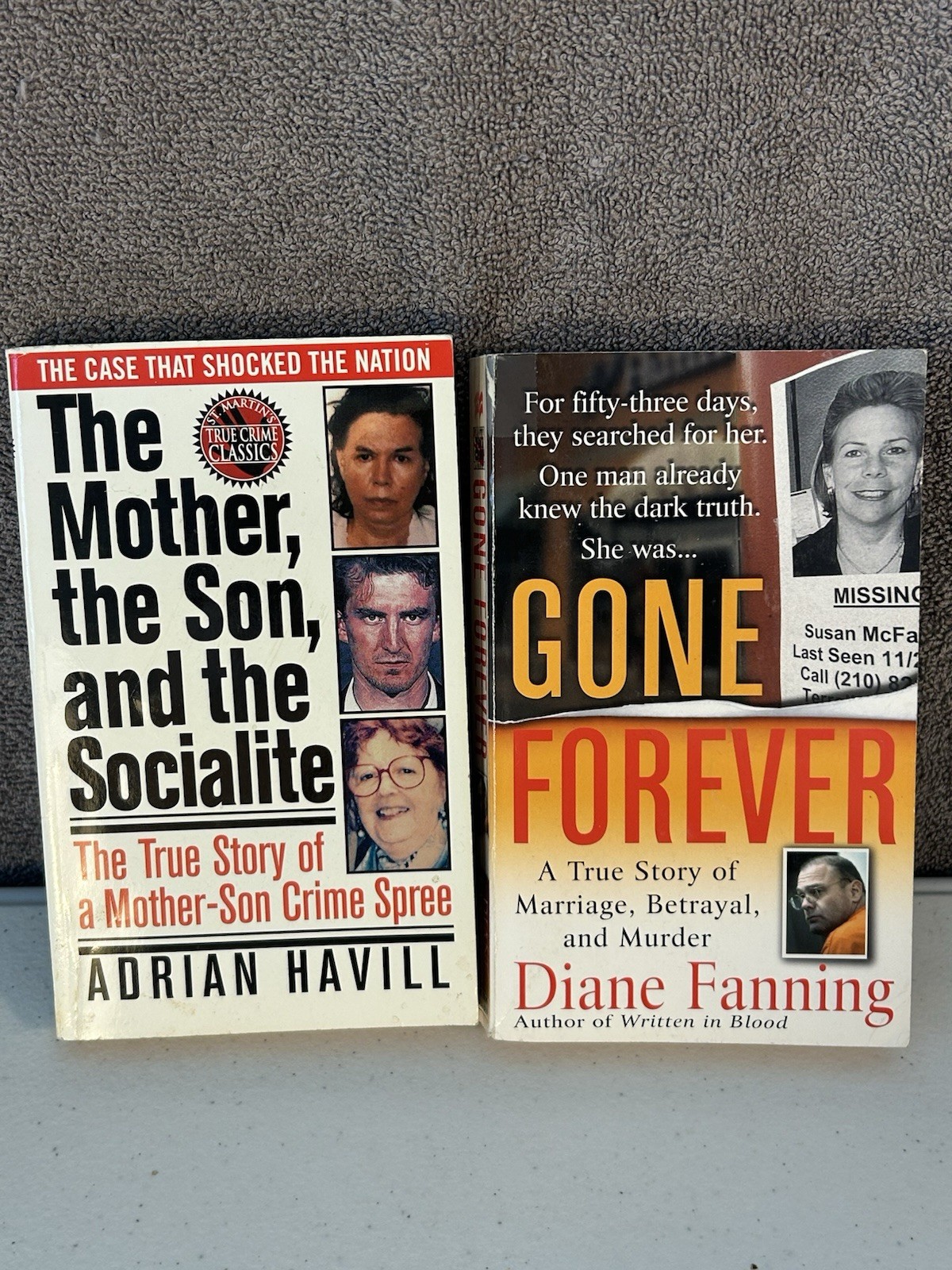 Lot of (5) Paperback Crime Books -Hitlers Children -Twisted – Gone Forever -ETC