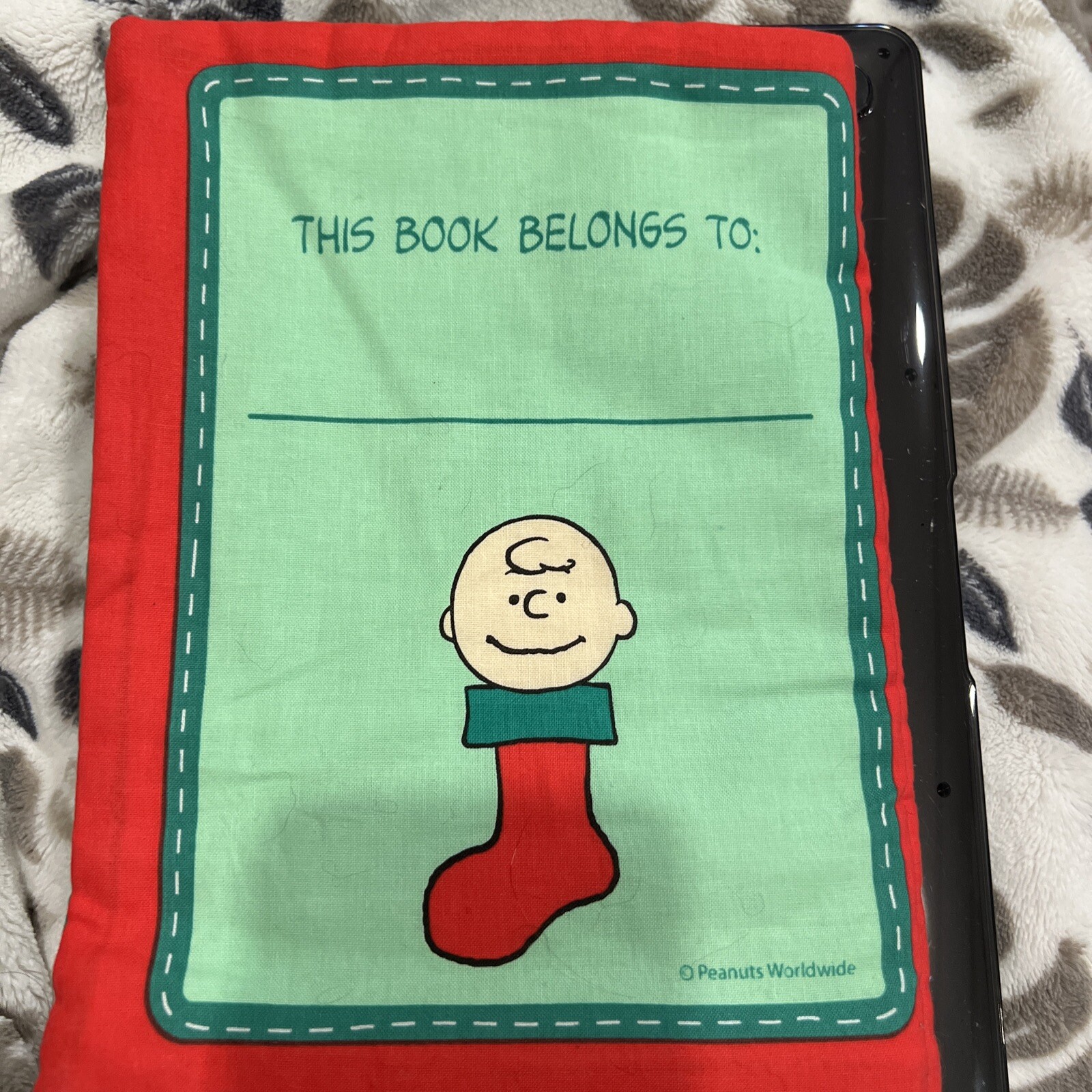 Charlie Brown’s Christmas Stocking Child’s Cloth Book 10.5”x 7” x 1”