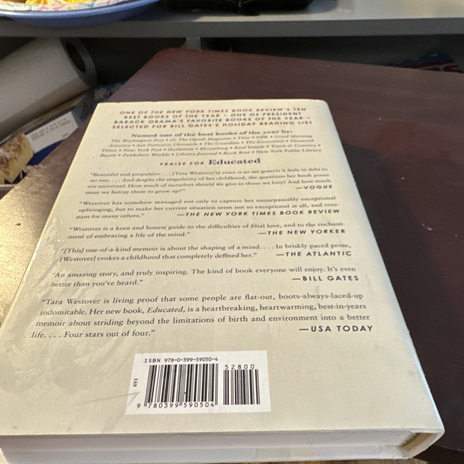 Random House Educated: A Memoir Tara Westover Hardcover 2018 Women Family