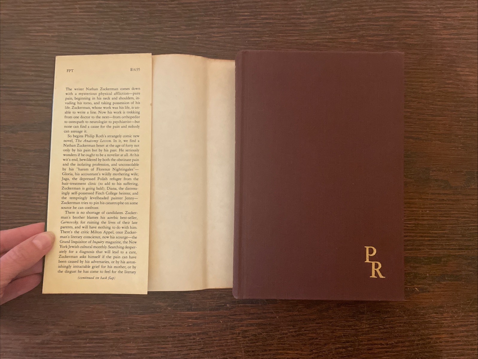 The Anatomy Lesson Philip Roth 1983 1st Edition 1st Print Hardcover Dust Jacket