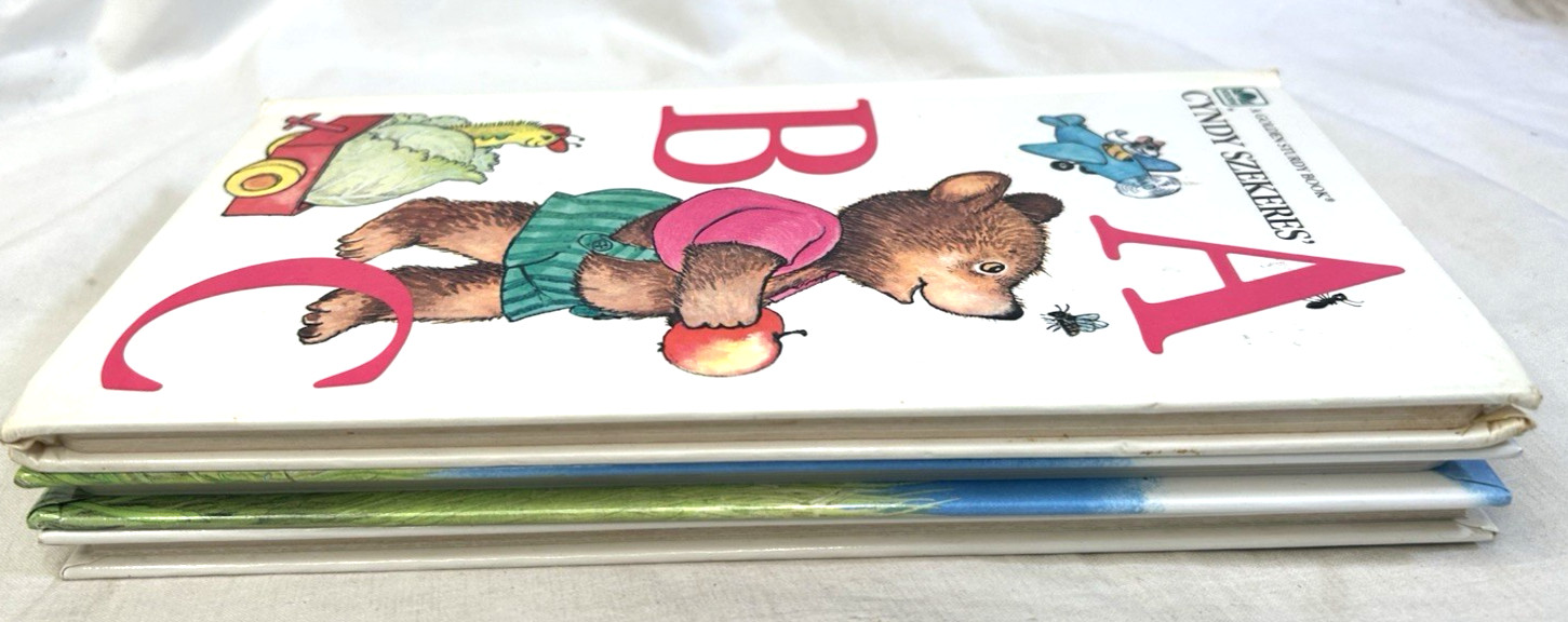 Vtg Cyndy Szekeres‘ Counting Colors ABC Books Golden Sturdy Board Set of 3