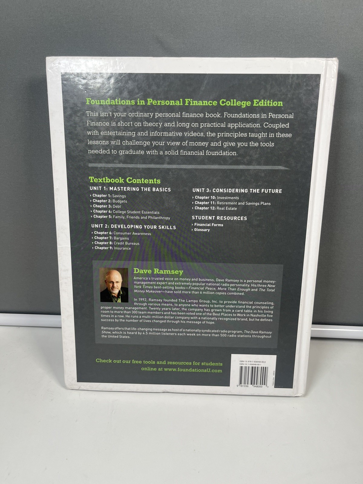 Foundations in Personal Finance College Edition 12-Chapter Workin