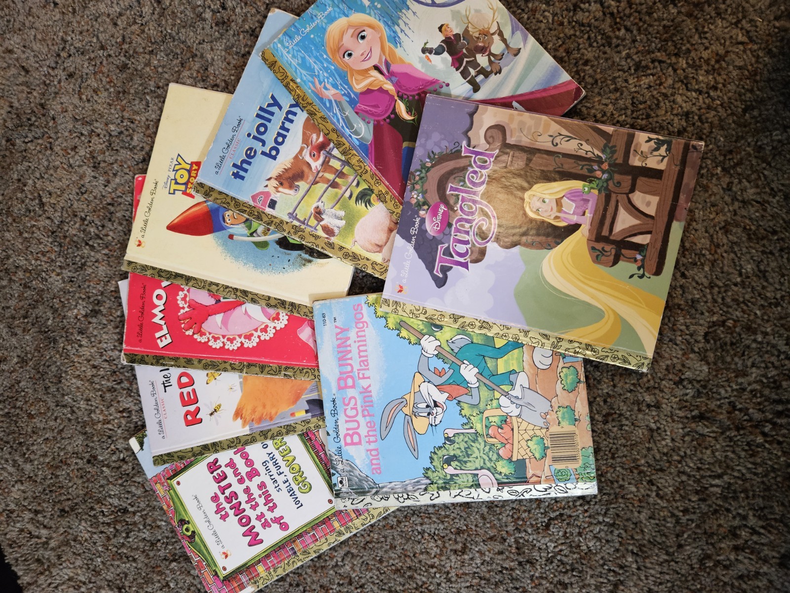 Lot of 8- Little Golden Book Books Various Titles – Vintage 1973 To 2000
