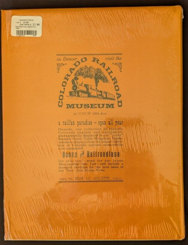 NEW IN SHRINKWRAP – Colorado Rail Annual No. 15, 1981. Idaho-Montana Issue