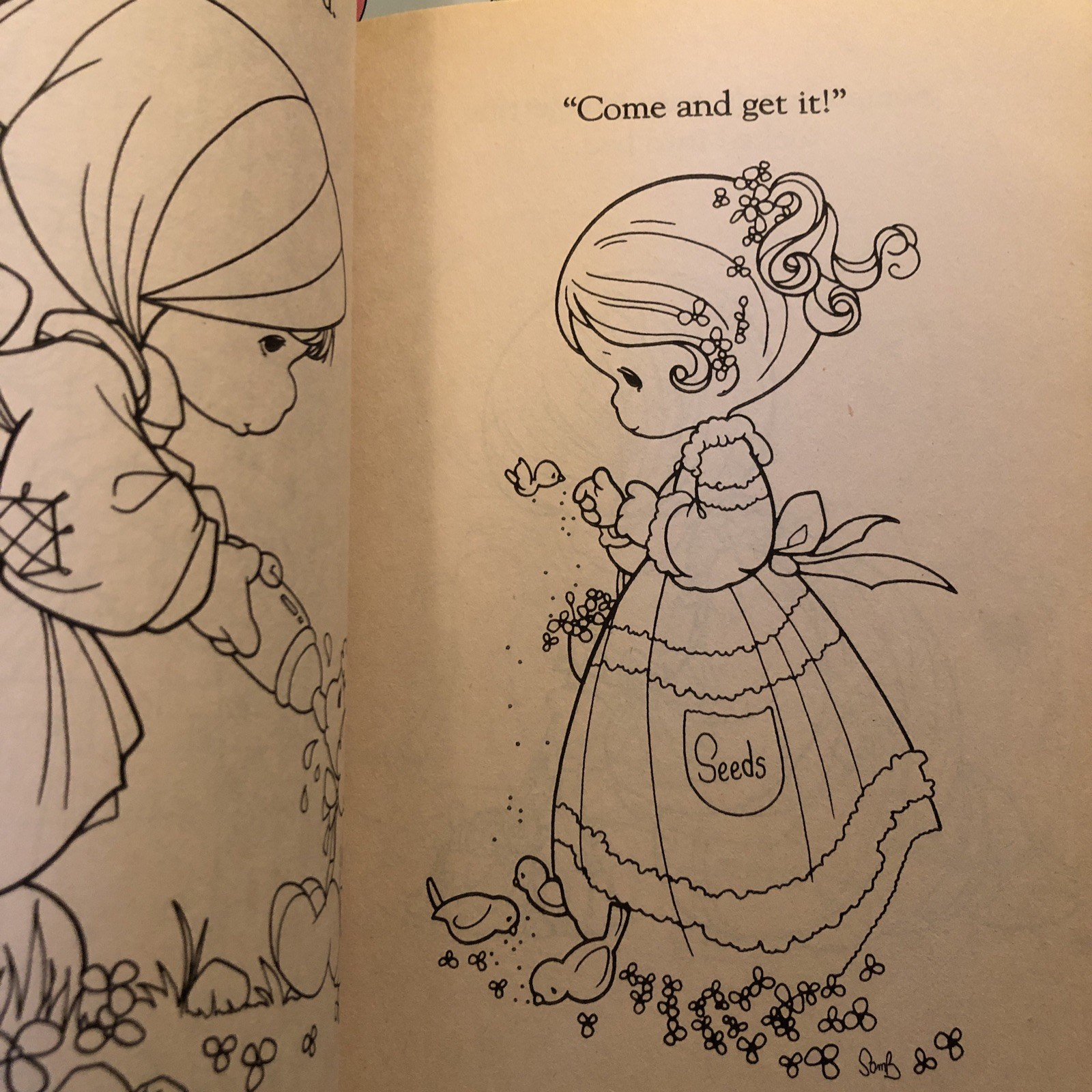 Precious Moments Coloring Book Lot of 6 Unused New 1990s, Vintage Golden Books