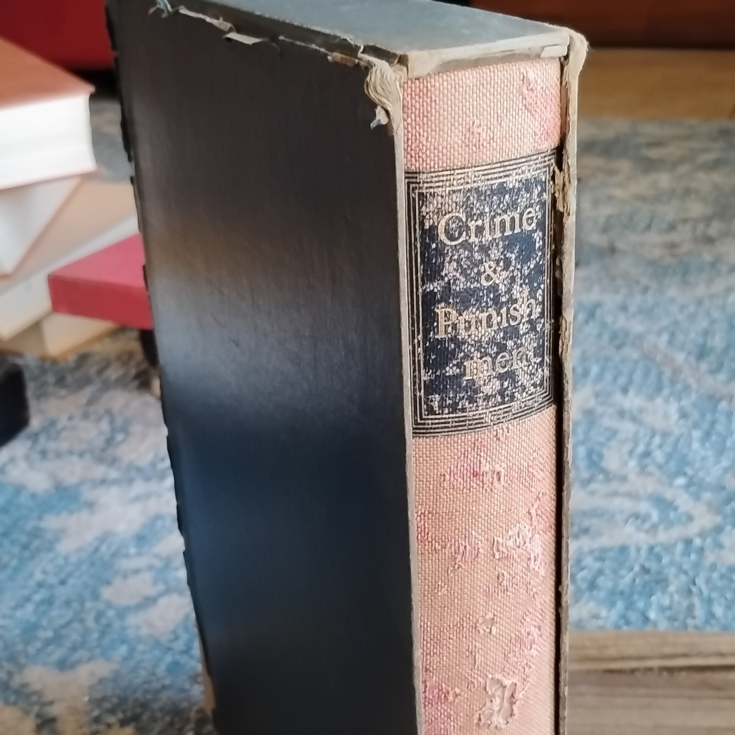 Heritage Press Crime & Punishment Fyodor Dostoevsky HC 1938 Illus Slipcase