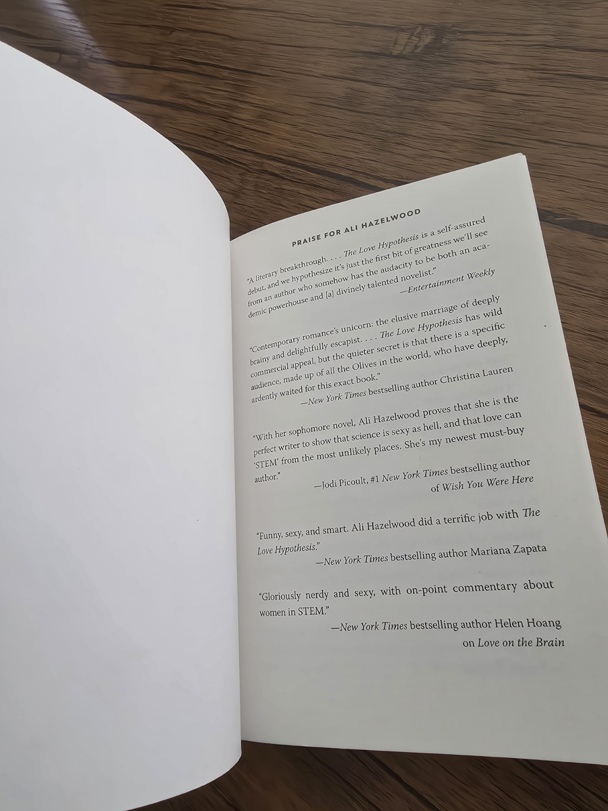 Love, Theoretically, Hazelwood, Ali, Book