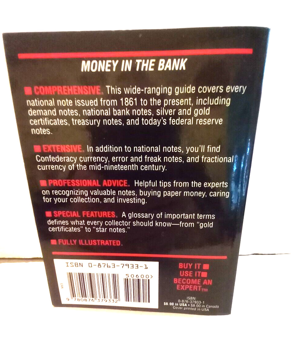 OFFICIAL 1995 BLACK BOOK PRICE GUIDE UNITED STATES PAPER MONEY MARC HUDGEONS PB