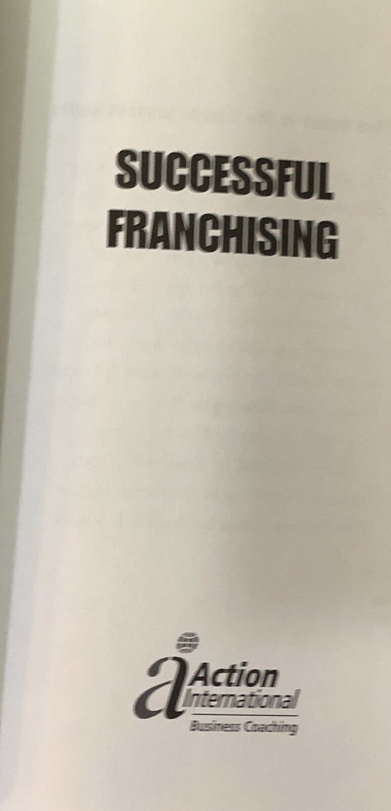 Successful Franchising