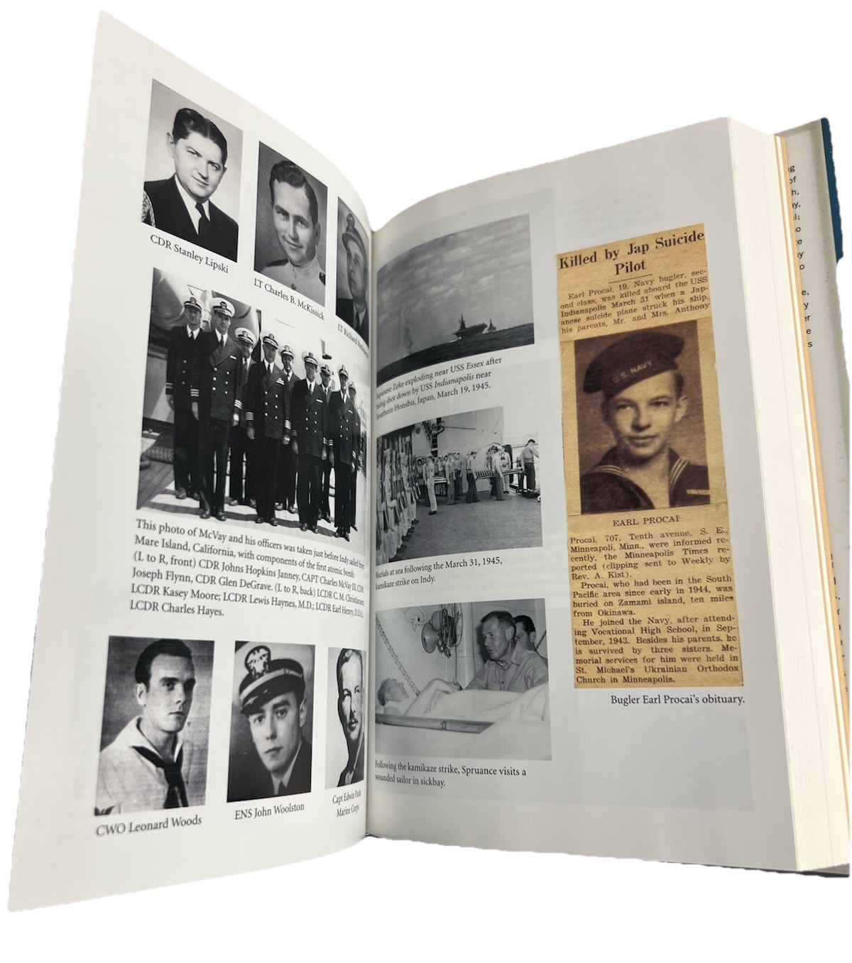 1st Eds-USS INDIANAPOLIS-Signed ONLY 317 SURVIVED & TRUE STORY by Vincent HCDJs