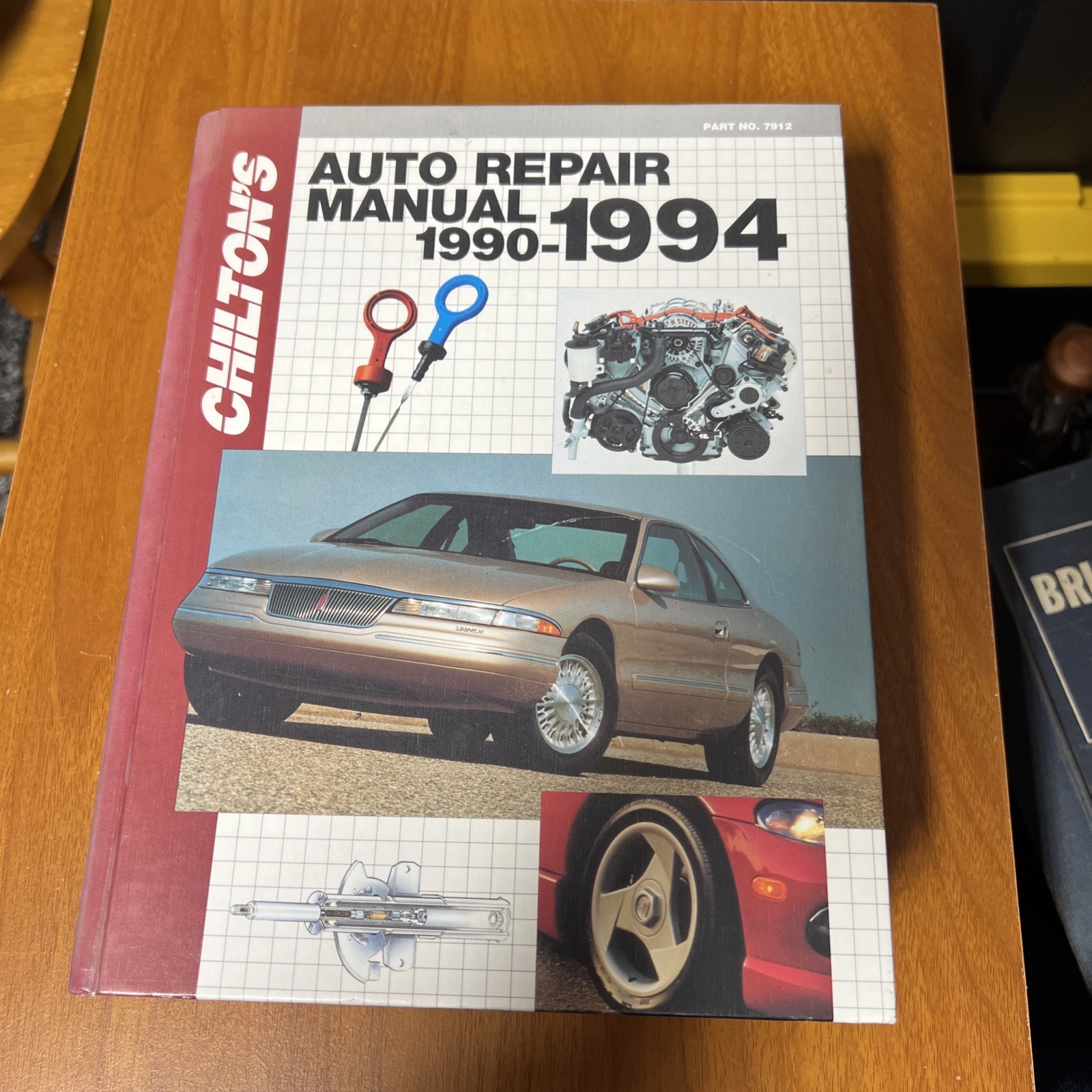Vintage Chilton’s Auto Repair Manual 1990-1994 Hardback Book 1993
