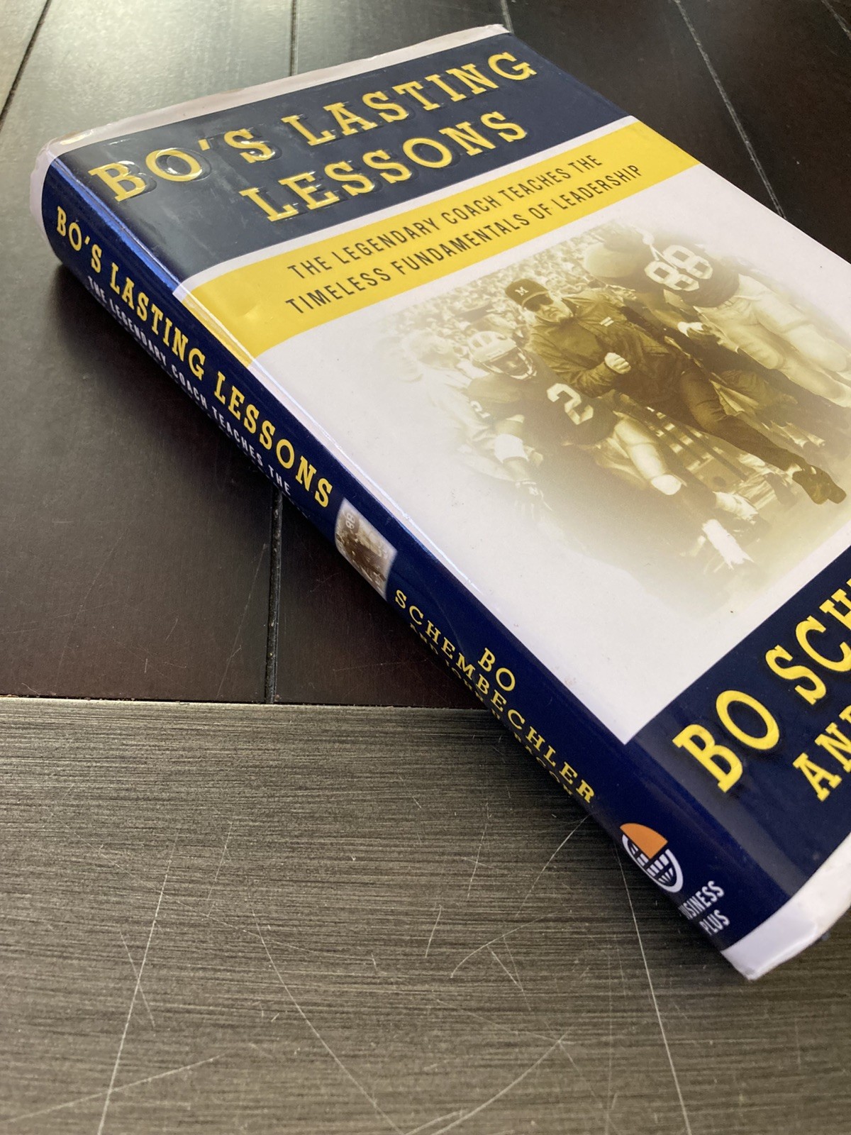 Bo’s Lasting Lessons by Schembechler/Bacon 2007 Signed First Edition Hardcover