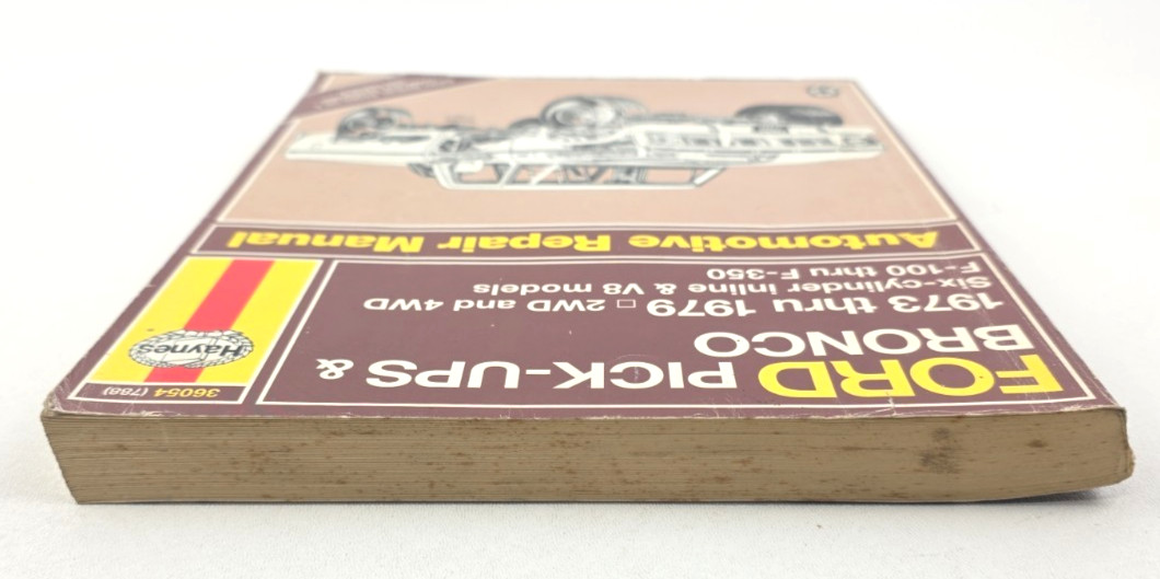 Ford Pickup Truck Bronco 1973-79 Chilton Haynes Auto Repair Manual 36054 788
