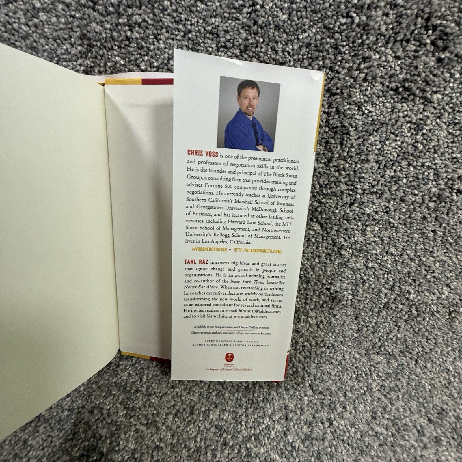 Never Split the Difference: Negotiating as if Your Life By Chris Voss