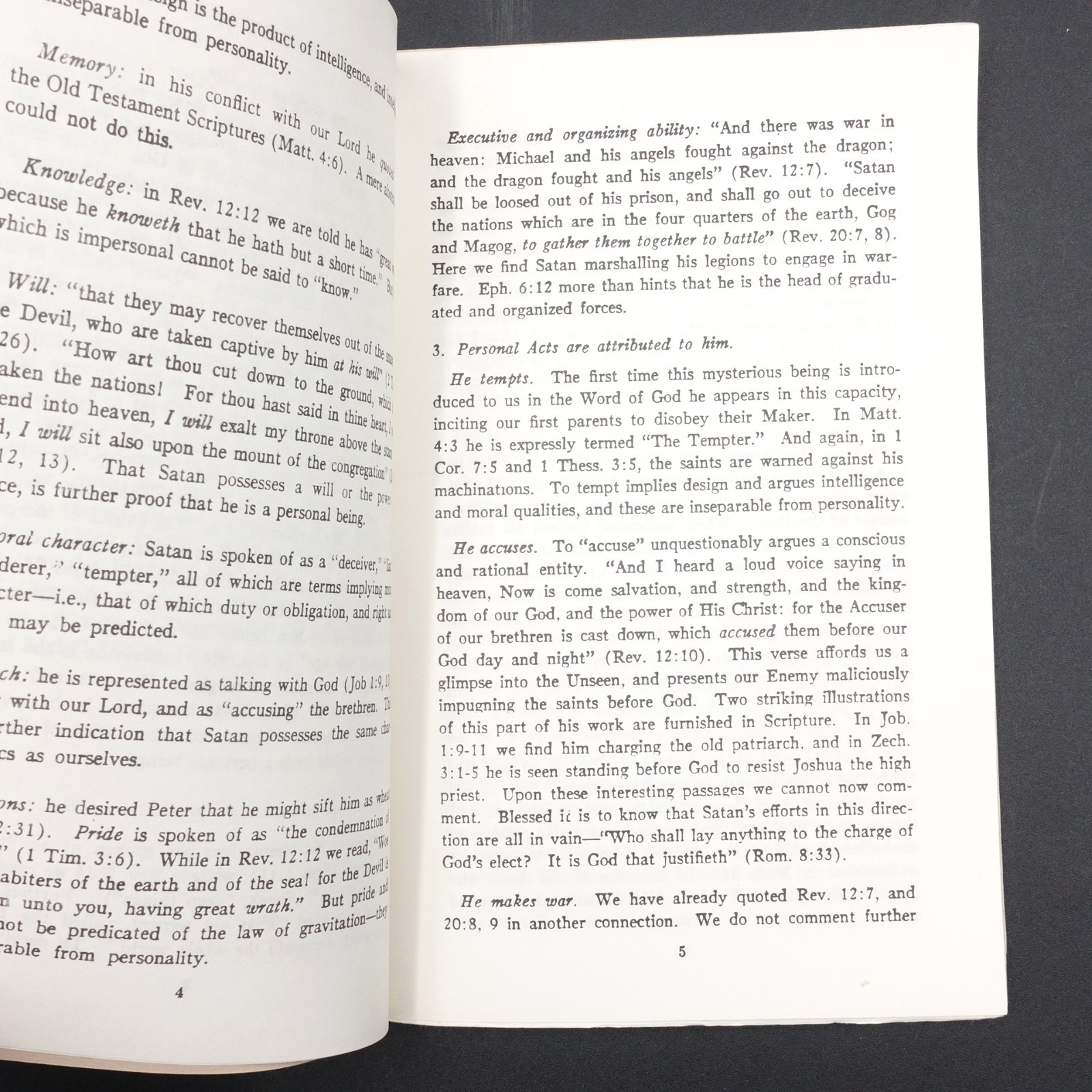 Satan and his Gospel By Arthur W Pink 43 pg PB Ministry of Mt. Zion Bible Church