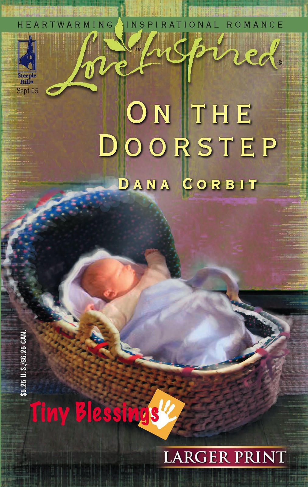 On the Doorstep (Tiny Blessings Series #3) (Larger Print Love Inspired #316)