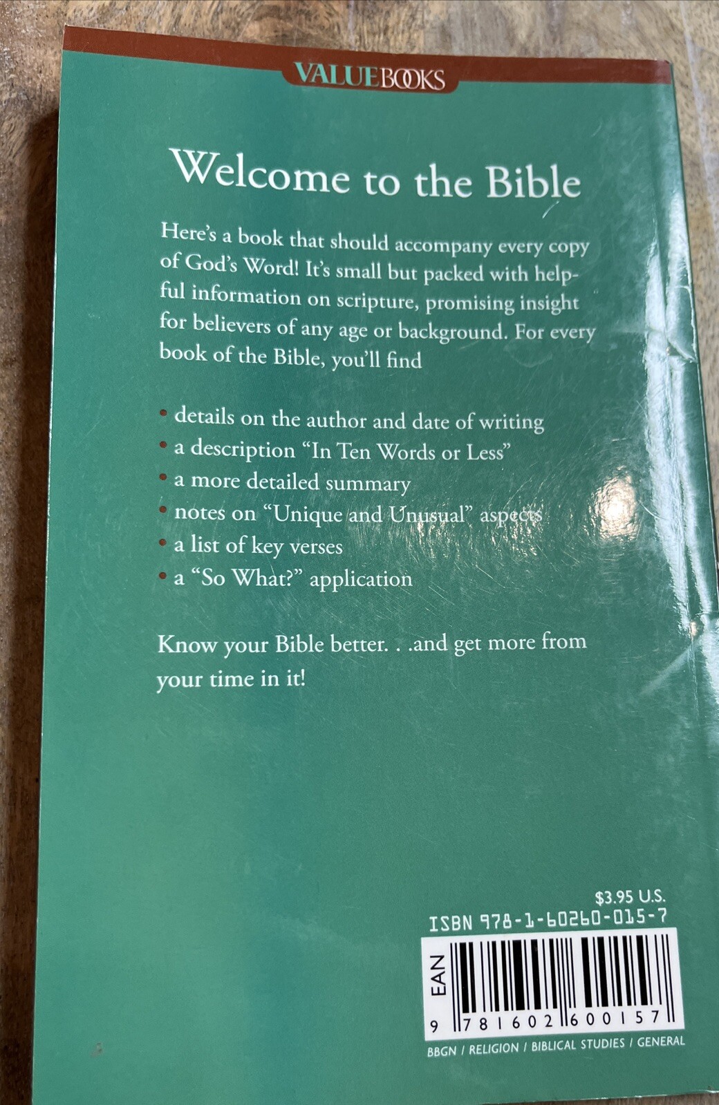 Value Bks.: Know Your Bible : All 66 Books Explained and Applied by Paul Kent