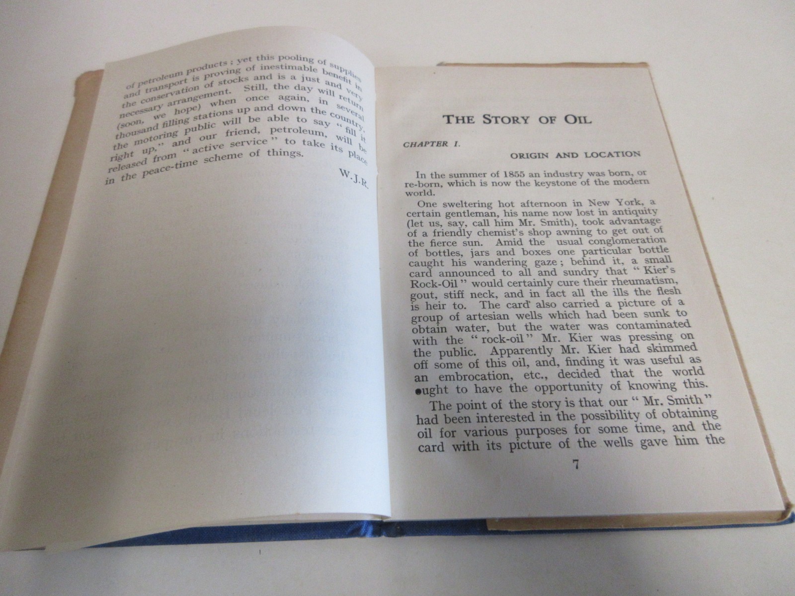 The Story of Oil – by W J Roberts – Petroleum Industry Review – 56 Pages – 1943