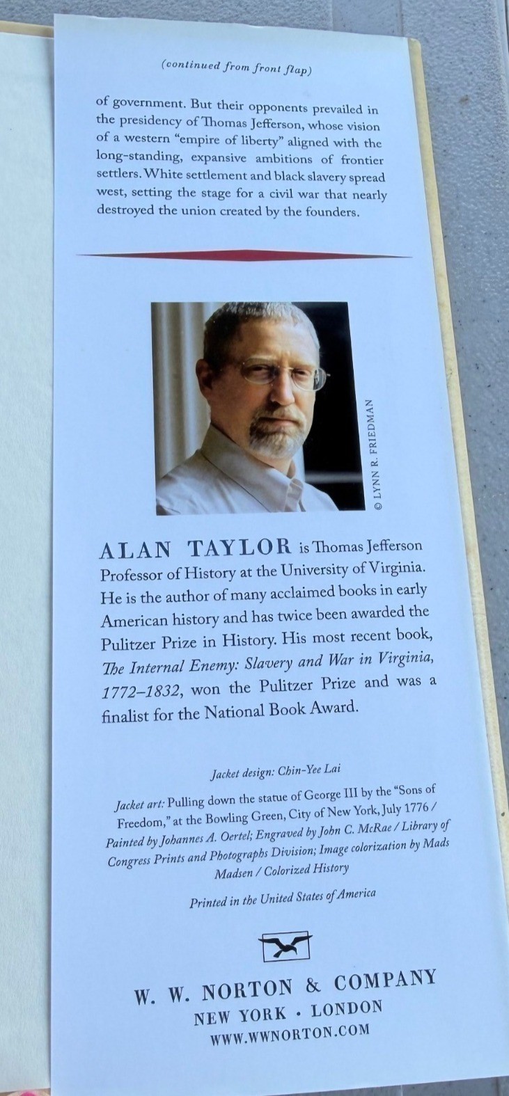 American Revolutions A Continental History 1750-1804 Hardcover by Alan Taylor