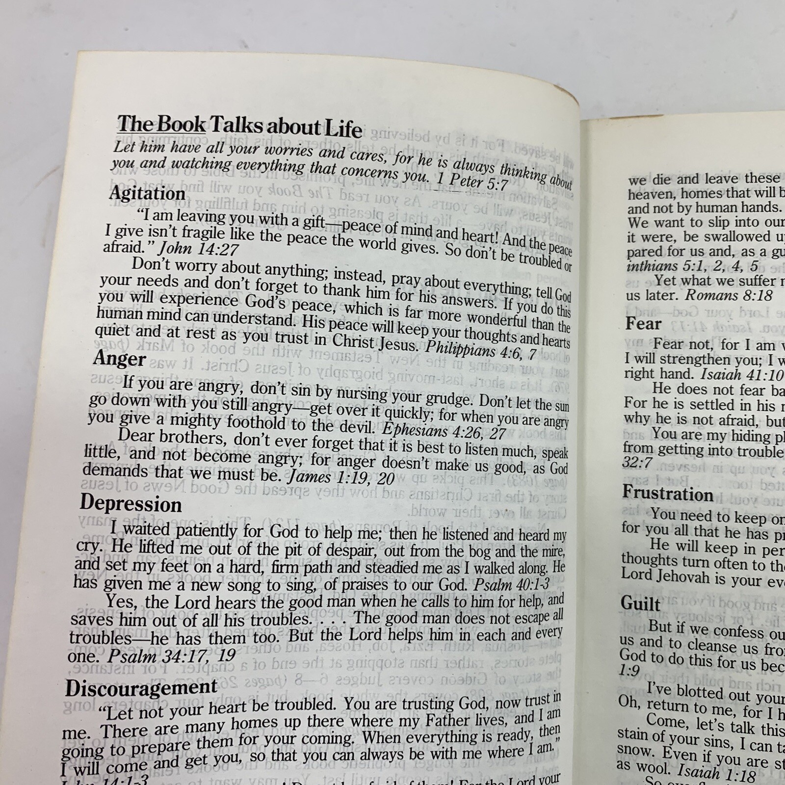 The Book By Norman Vincent Peale Everyday Language Guideposts Hardcover 8×6”
