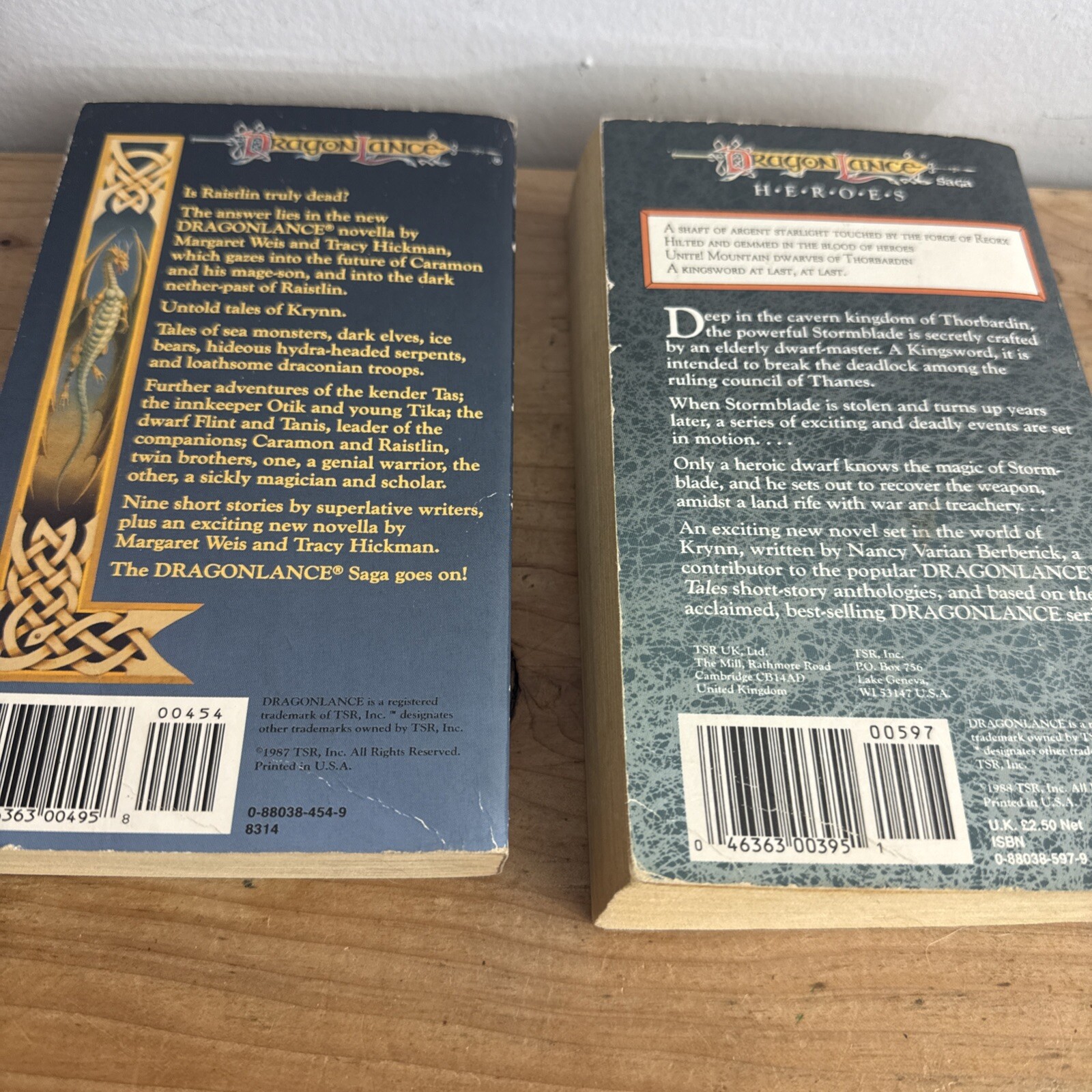 Dragonlance Lot Of 3 PB Books Mixed Dragon Lance Series Heroes Tales Kendermore