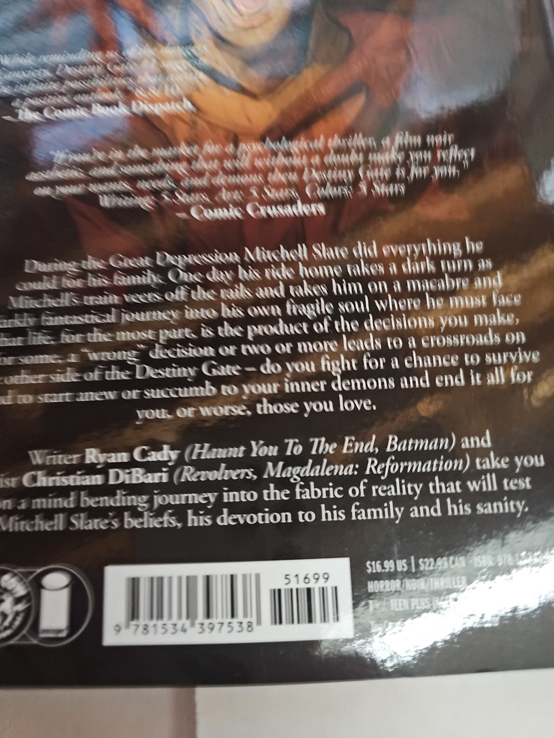 Destiny Gate (Image Comics) Ryan Cady NEW