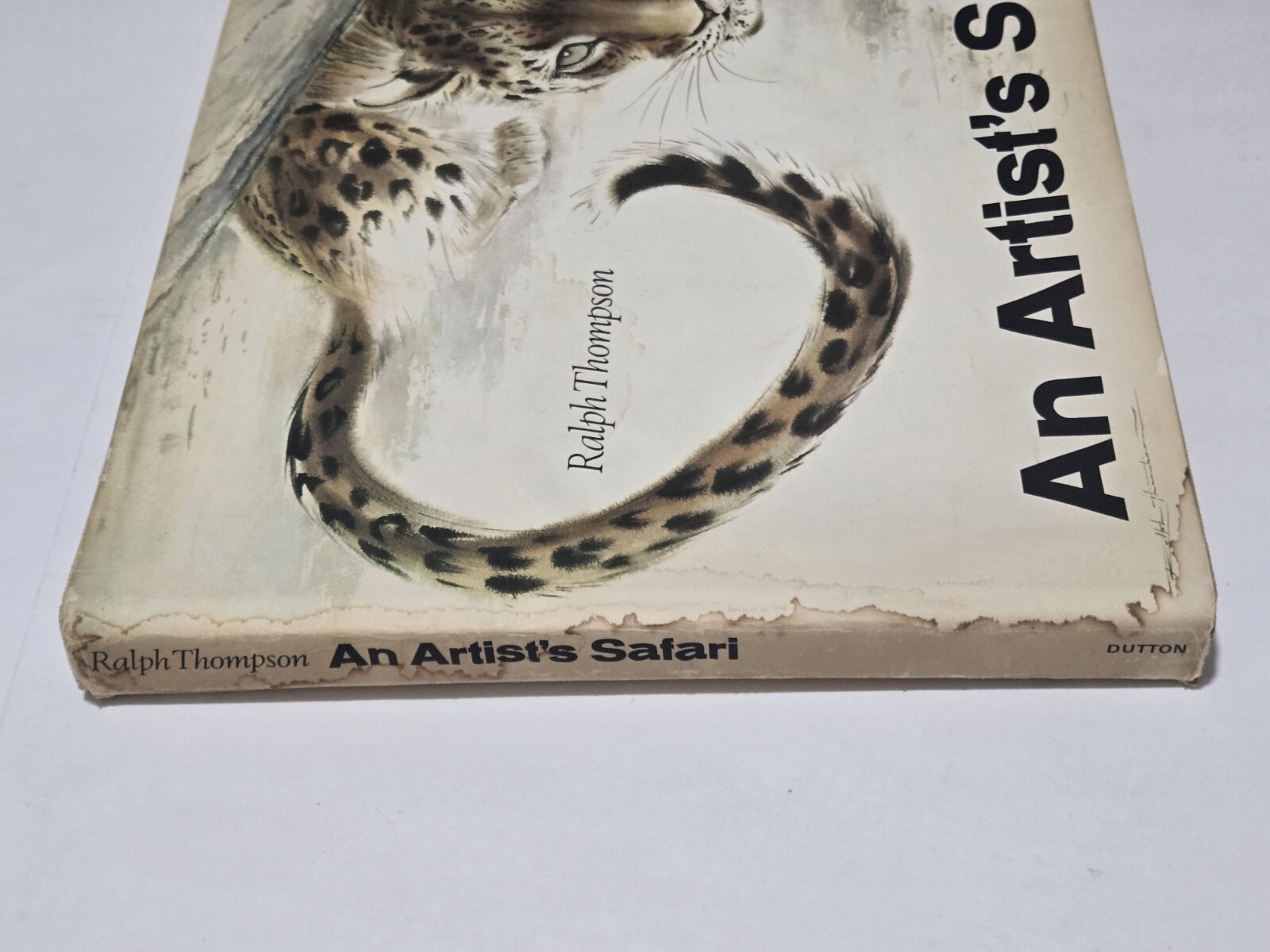 An Artist’s Safari By Ralph Thompson 1970 Hardcover DJ Artist Sketch Book