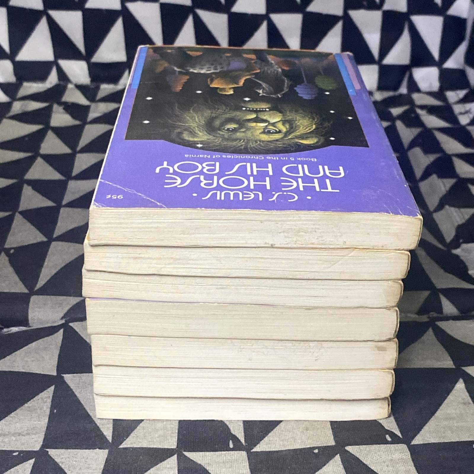 The Chronicles of Narnia Vintage Collier 1977 Box Set by C.S. Lewis Paperback