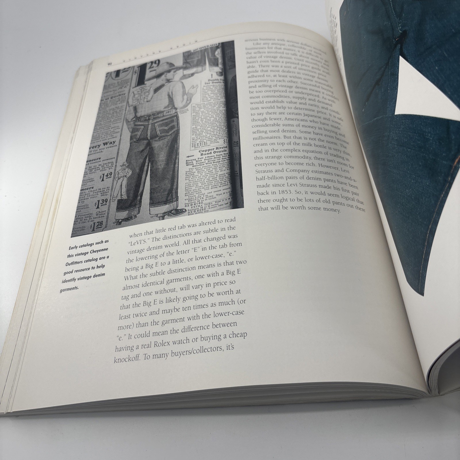 Vintage Denim Book by David Little 1996 Lee’s Levi’s Wranglers First Edition