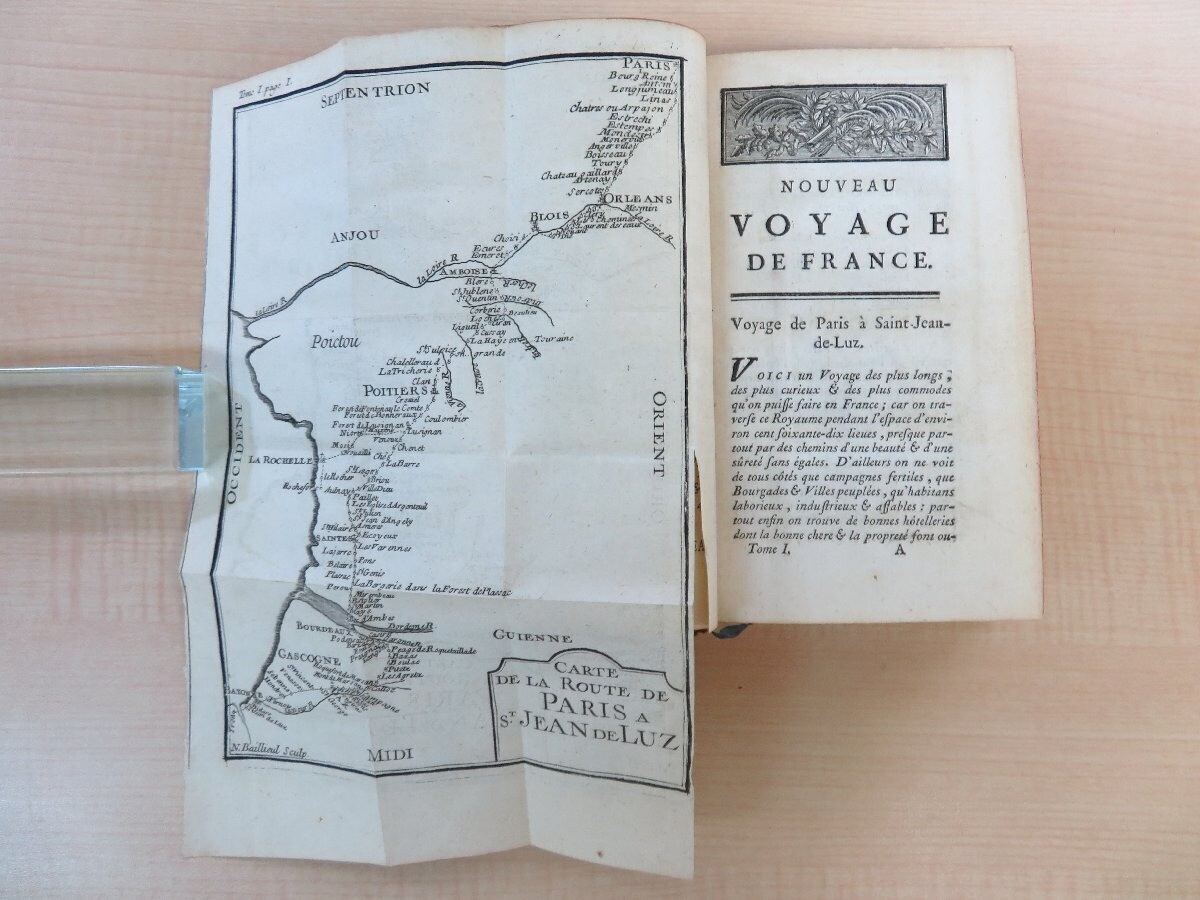 Jean-Aimar Piganiol de La Force “Nouveau voyage de France” 4.1in x 6.6in French