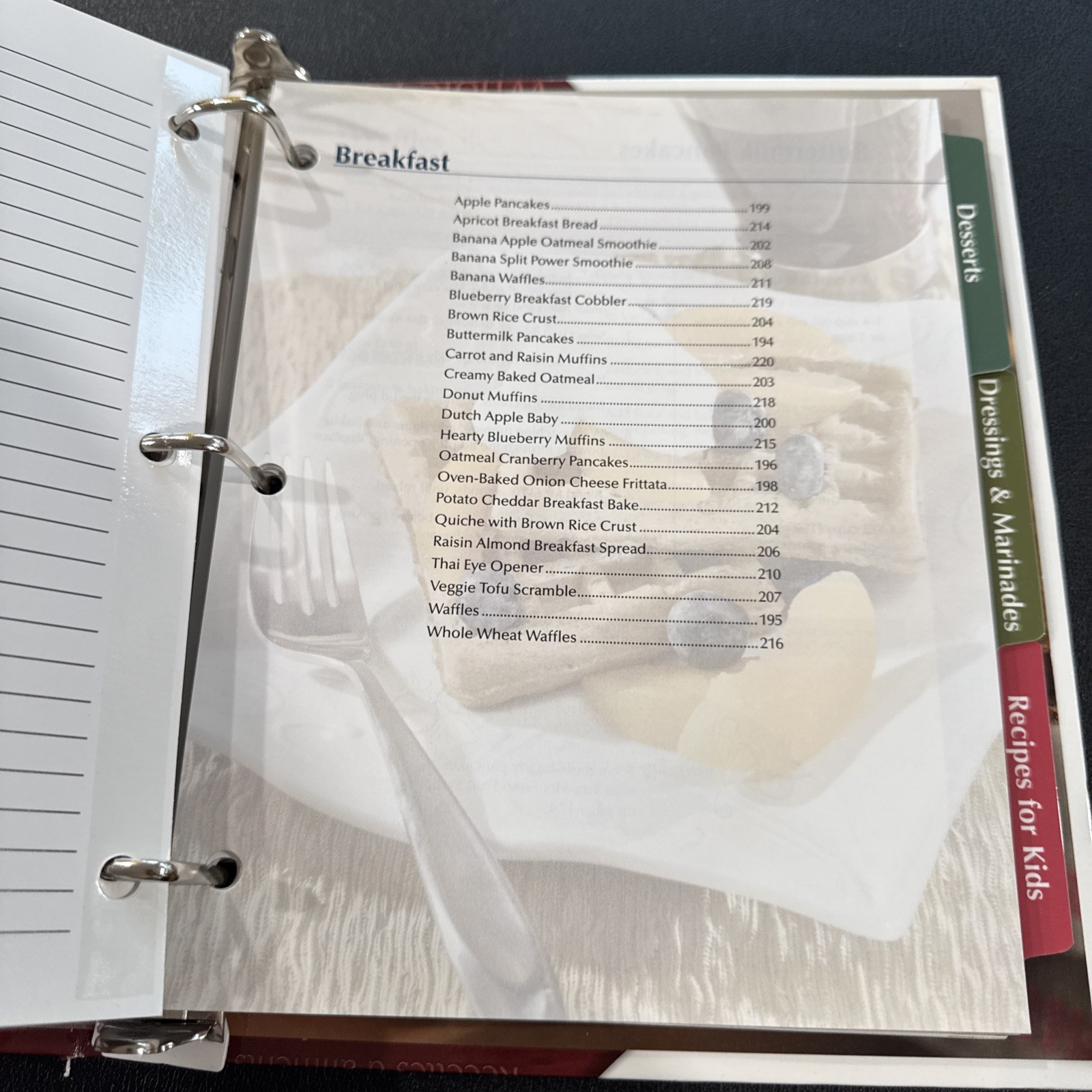 Vita-Mix Whole Food Recipes 3-Ring Binder and Owner’s Manual 5200 Recipes VGC