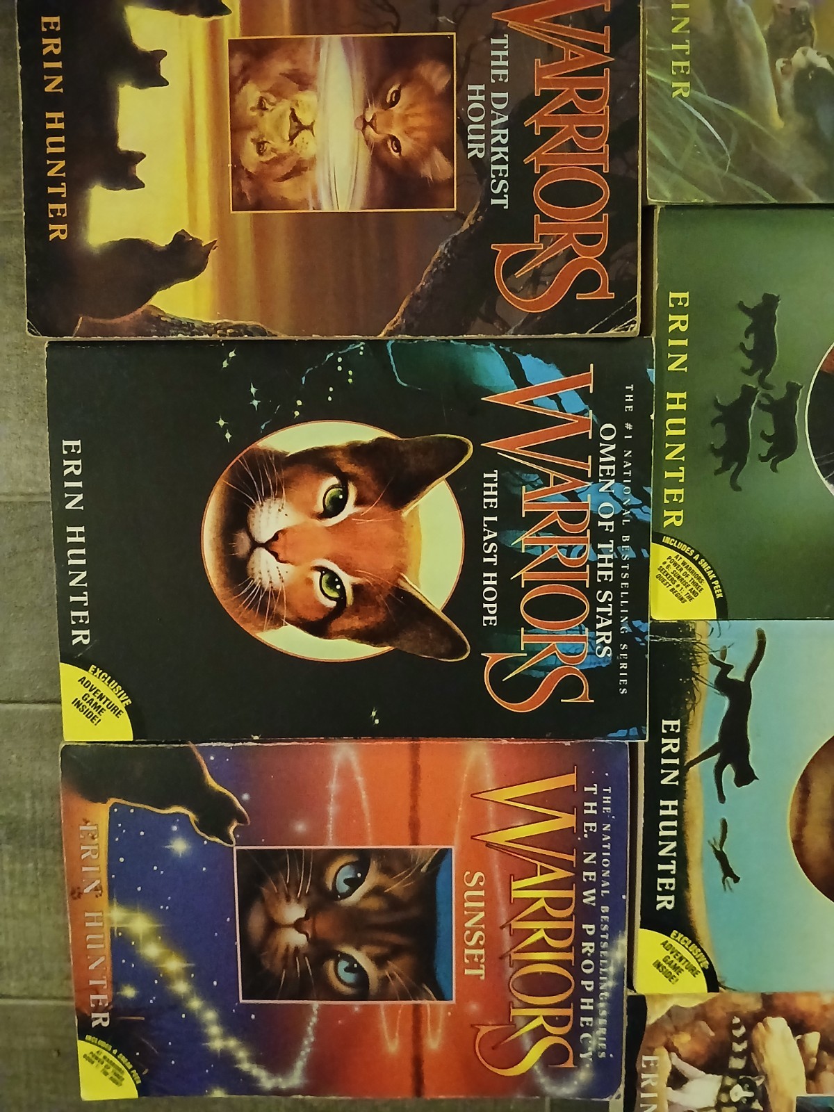 Erin Hunter Warriors Paperback Book Lot 11: Eclipse, Starlight, Twilight + More