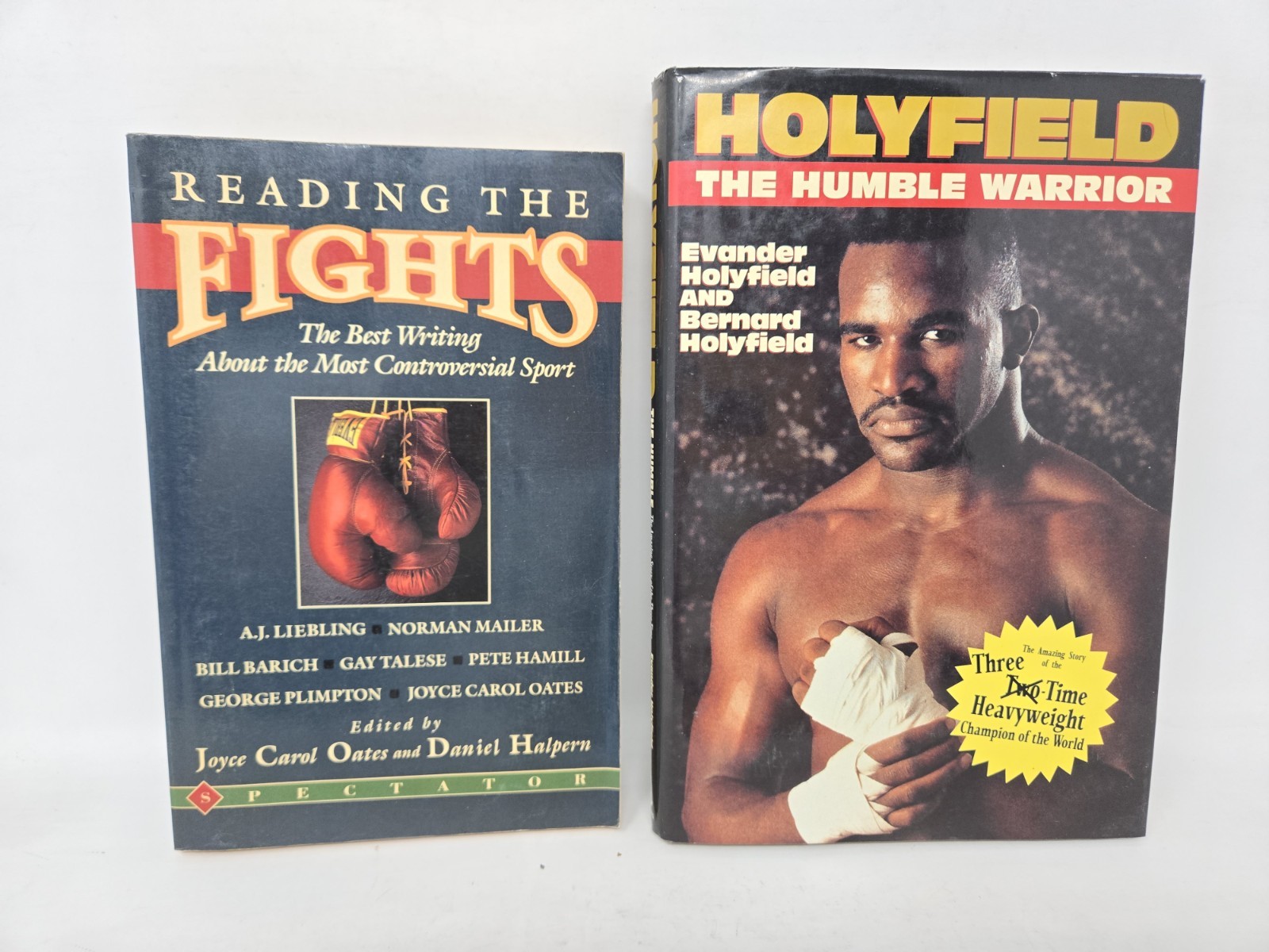 7 books THE HISTORY OF BOXING Boxers De La Hoya Mike Tyson Evander Holyfield
