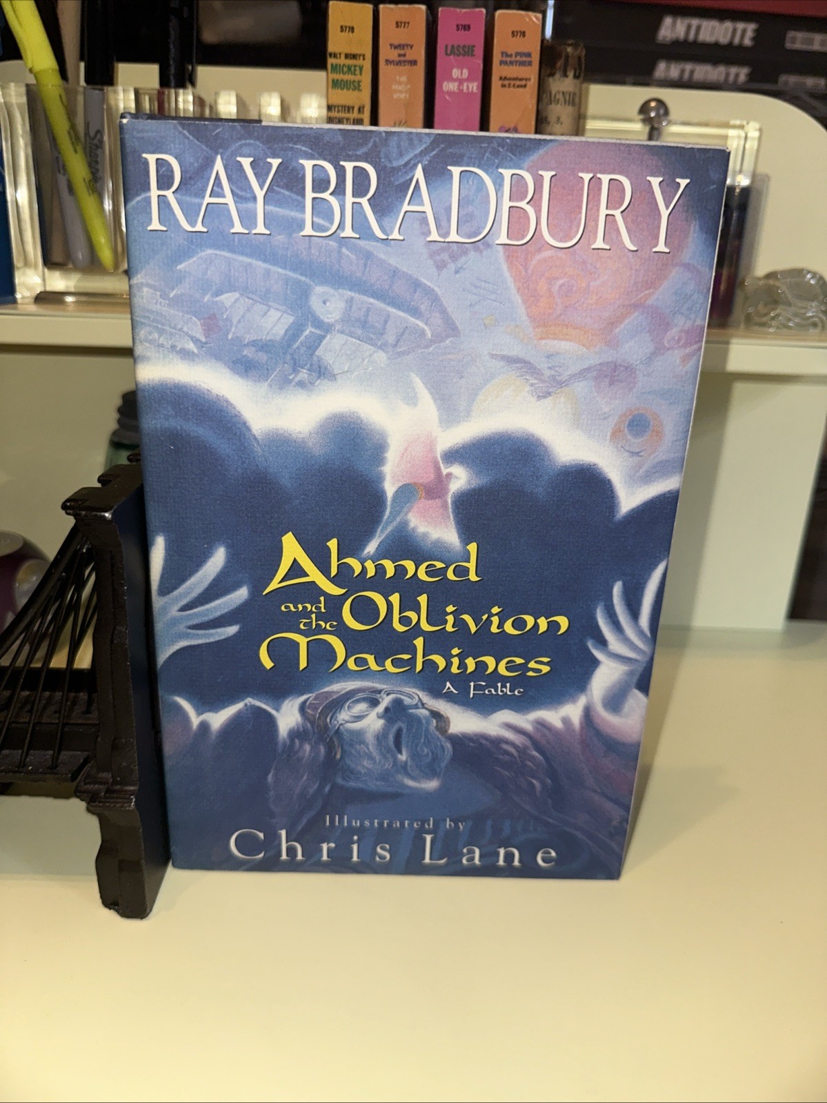 1998 FIRST EDITION RAY BRADBURY AHMED AND THE OBLIVION MACHINES HC RARE BOOK S9