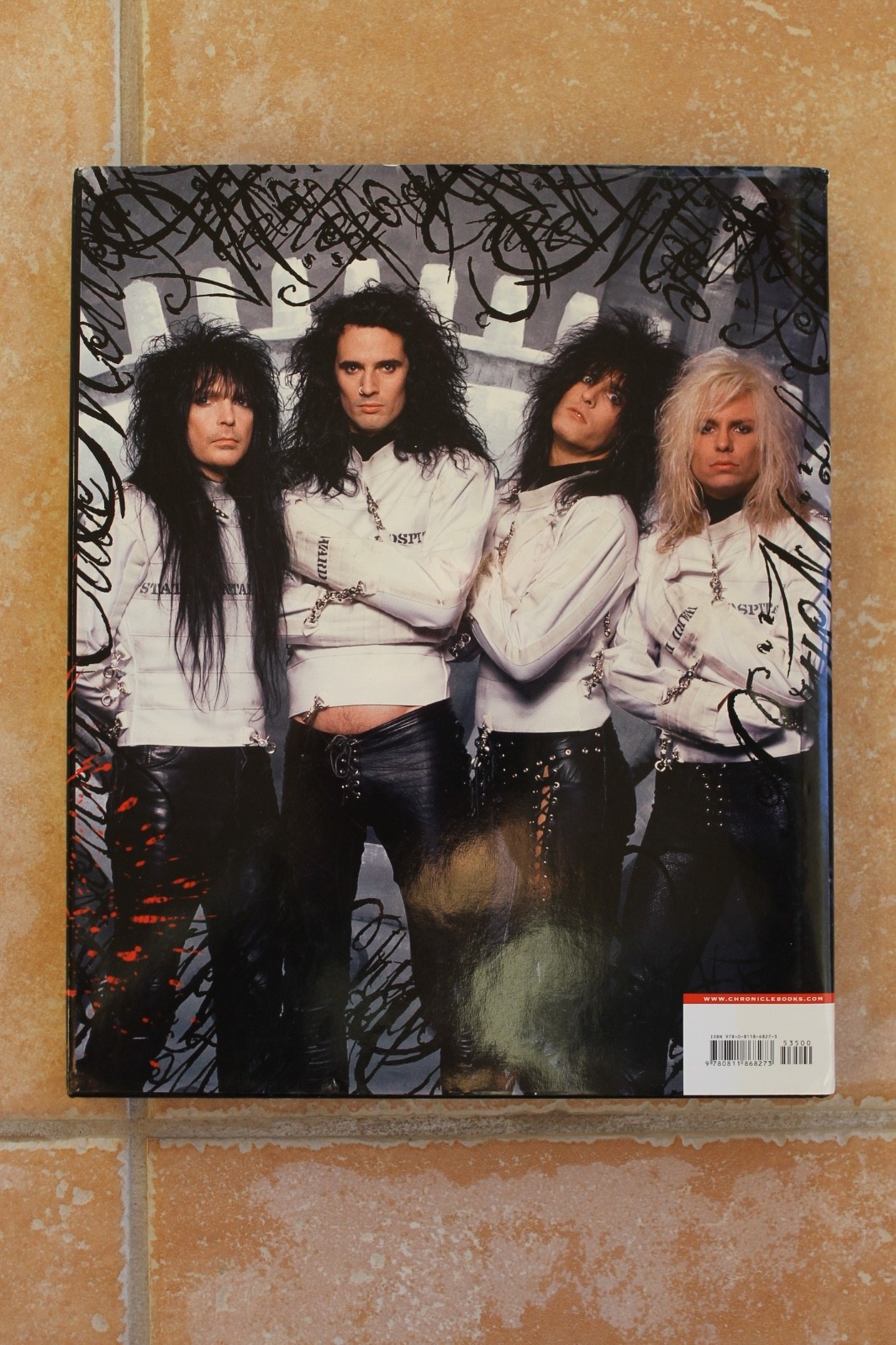 Nikki Sixx Signed Autographed Motley Crue Book A Visual History Concert Photos