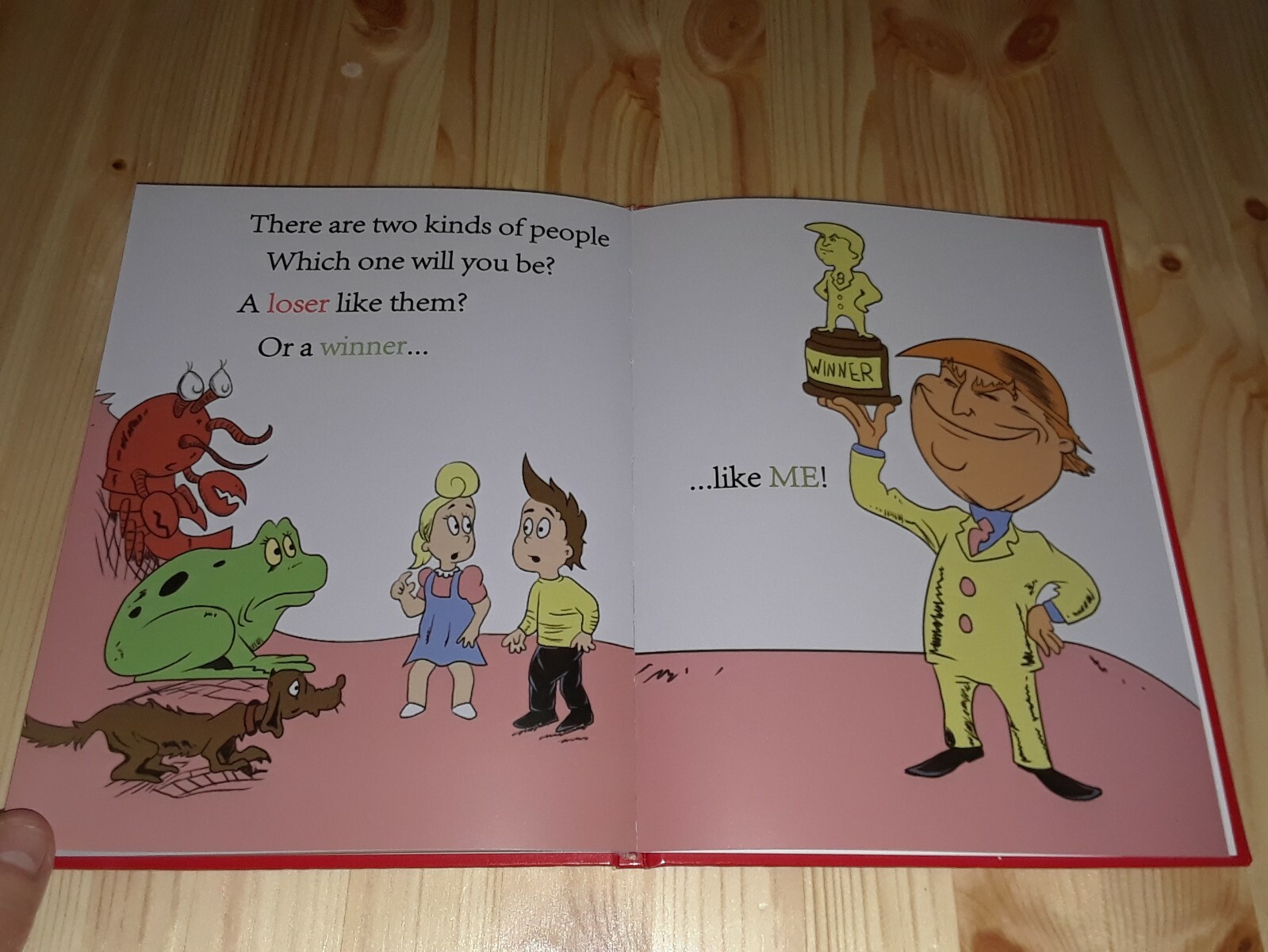 „Hardcover“ Winners Aren’t Losers Children’s Book Donald Trump Jimmy Kimmel Maga