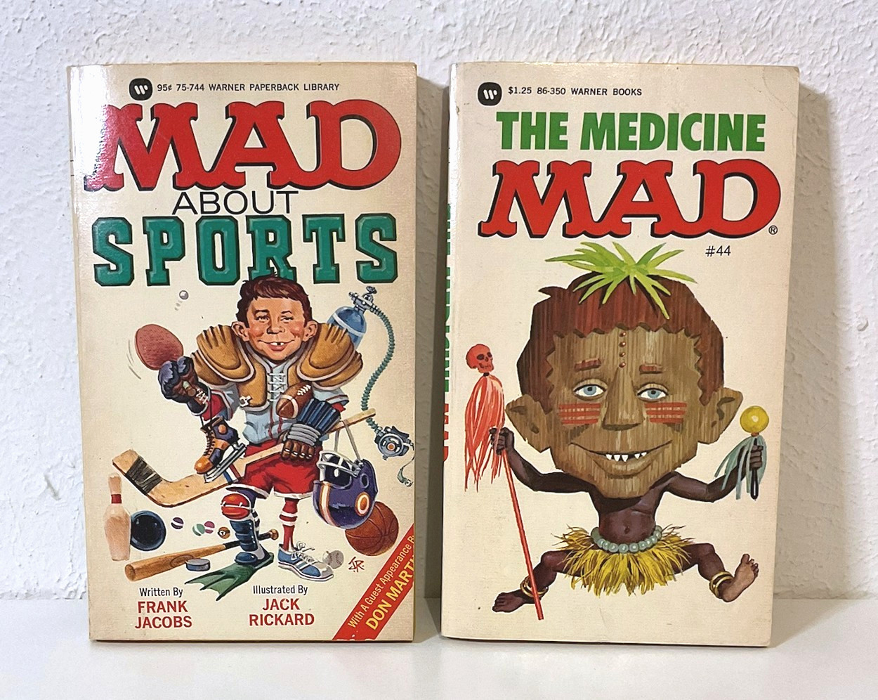 The Medicine Mad plus Mad About Sports – Lot of 2 MAD Magazine Vtg Paperbacks
