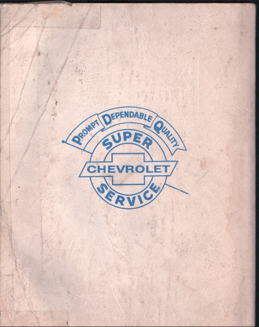 1971 Chevrolet Chevy Van Sportvan 10-30 Service Manual MN3011
