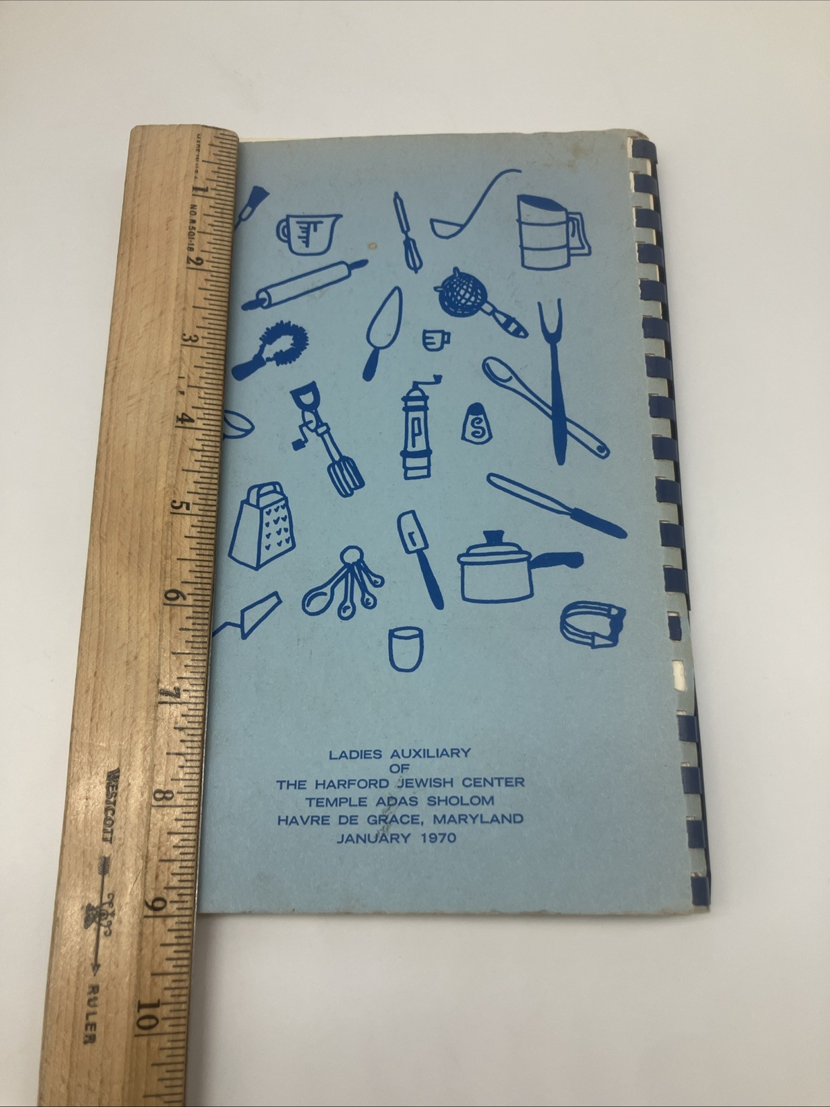 Cookbook Temple Adas Sholom – A Treasury Of Recipes 112 Pages Rare