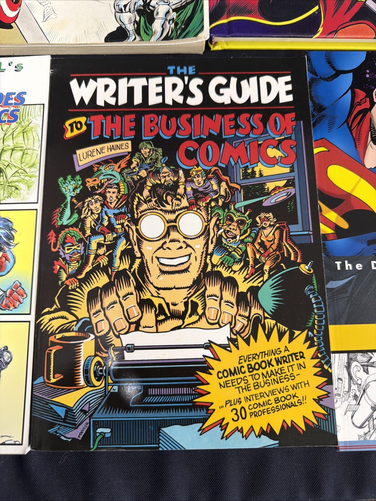 How To Draw Comics Book Lot Of 9 Marvel DC Writing Pencilling Art Guide