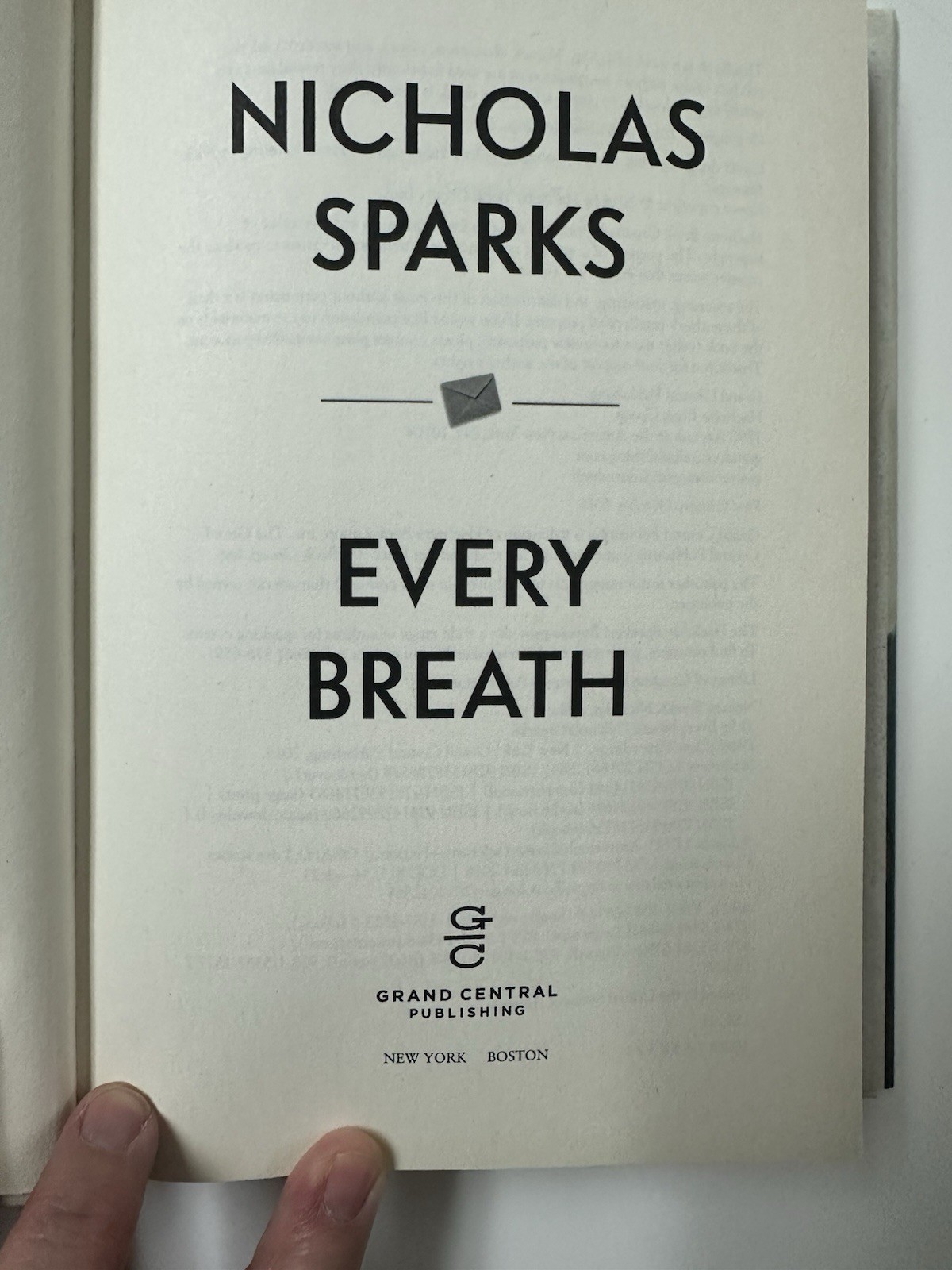 Every Breath – Sparks, Nicholas – Good – See condition notes
