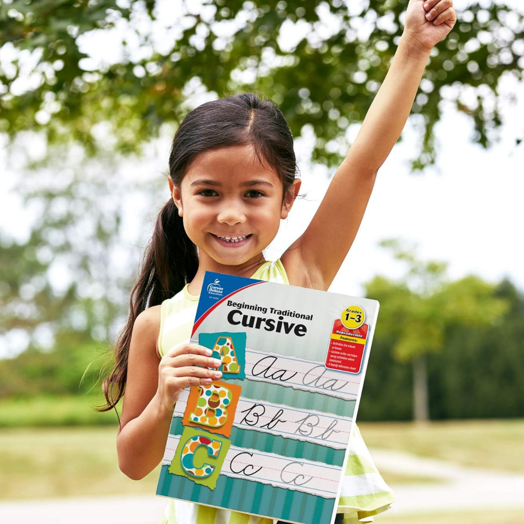 Beginning Traditional Cursive Handwriting Workbook for Kids Handwriting Pract..