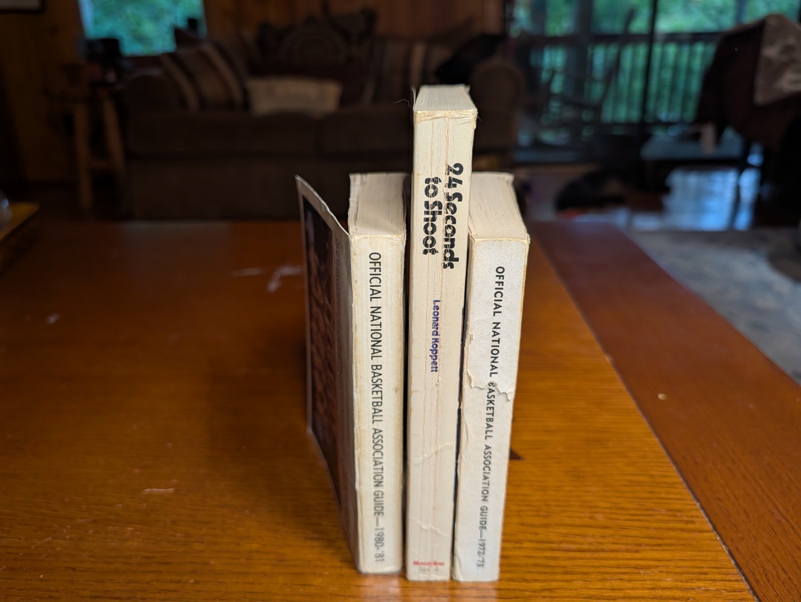 Vintage NBA Basketball Guides 1972-73 1980-81 + 24 Seconds to Shoot Koppett…